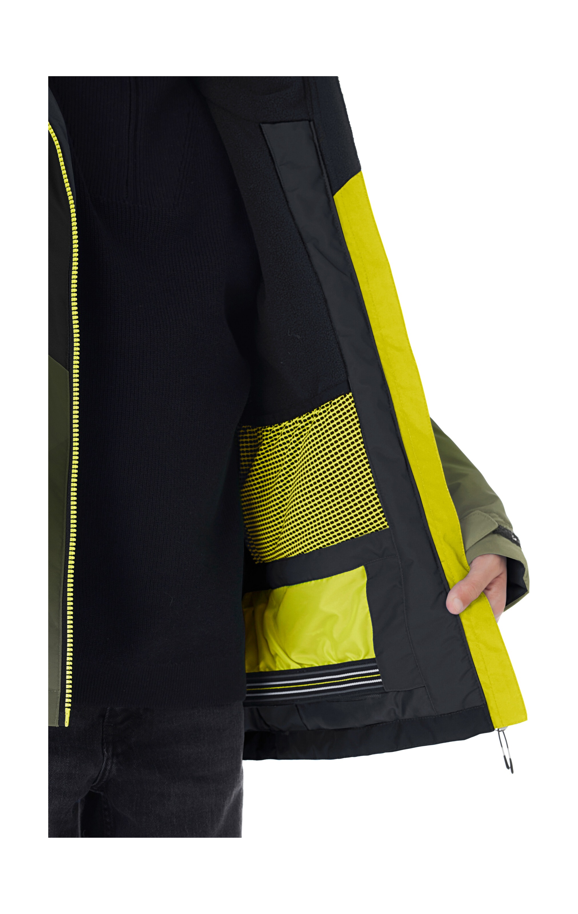Killtec Skijacke »KSW 383 BYS SKI JCKT«, Wasser- und winddichte Skijacke mit verstellbarer Kapuze