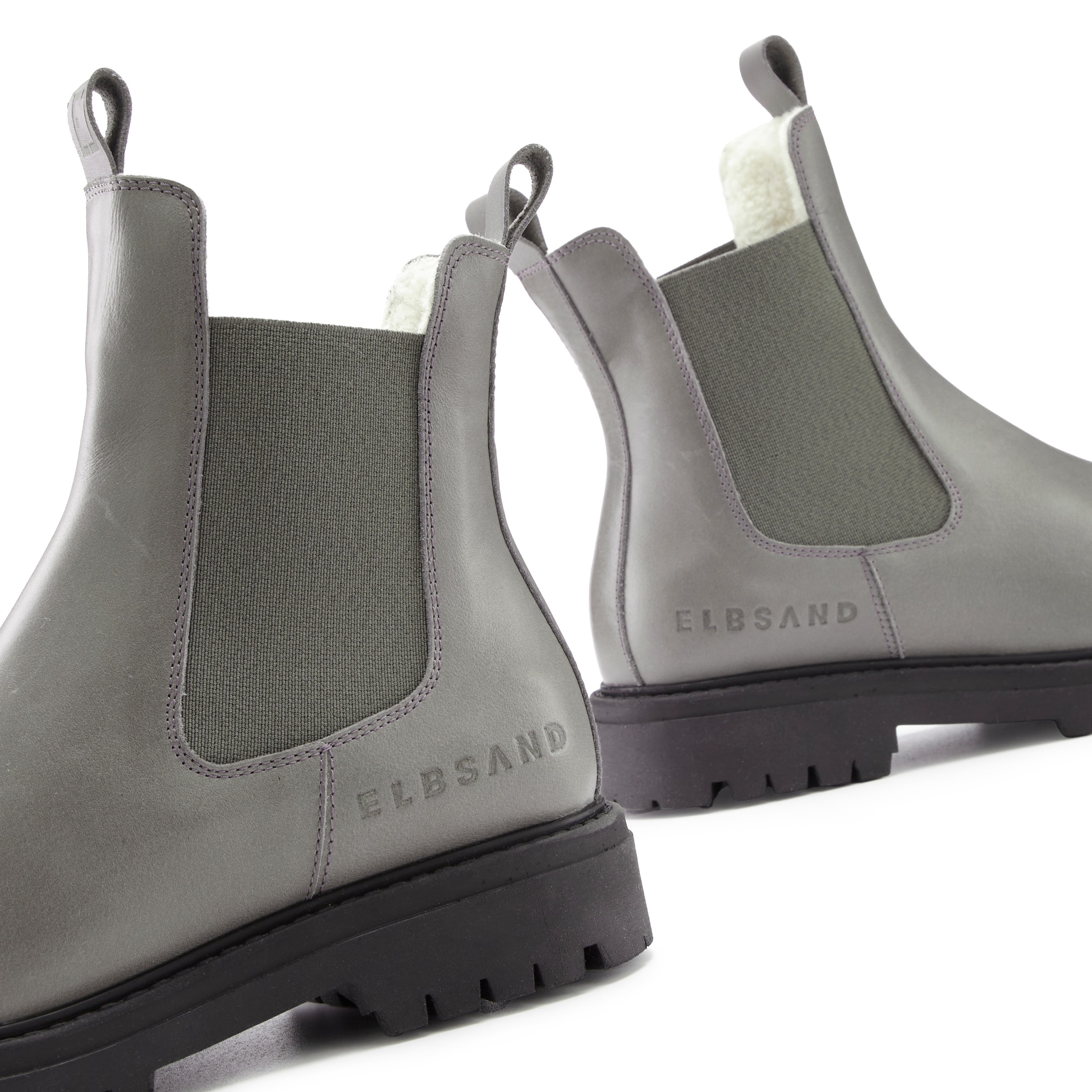 Elbsand Stiefelette »Chelseaboots«, Stiefel, Boots, Winterstiefel, Schlupfstiefel aus Leder mit Warmfutter