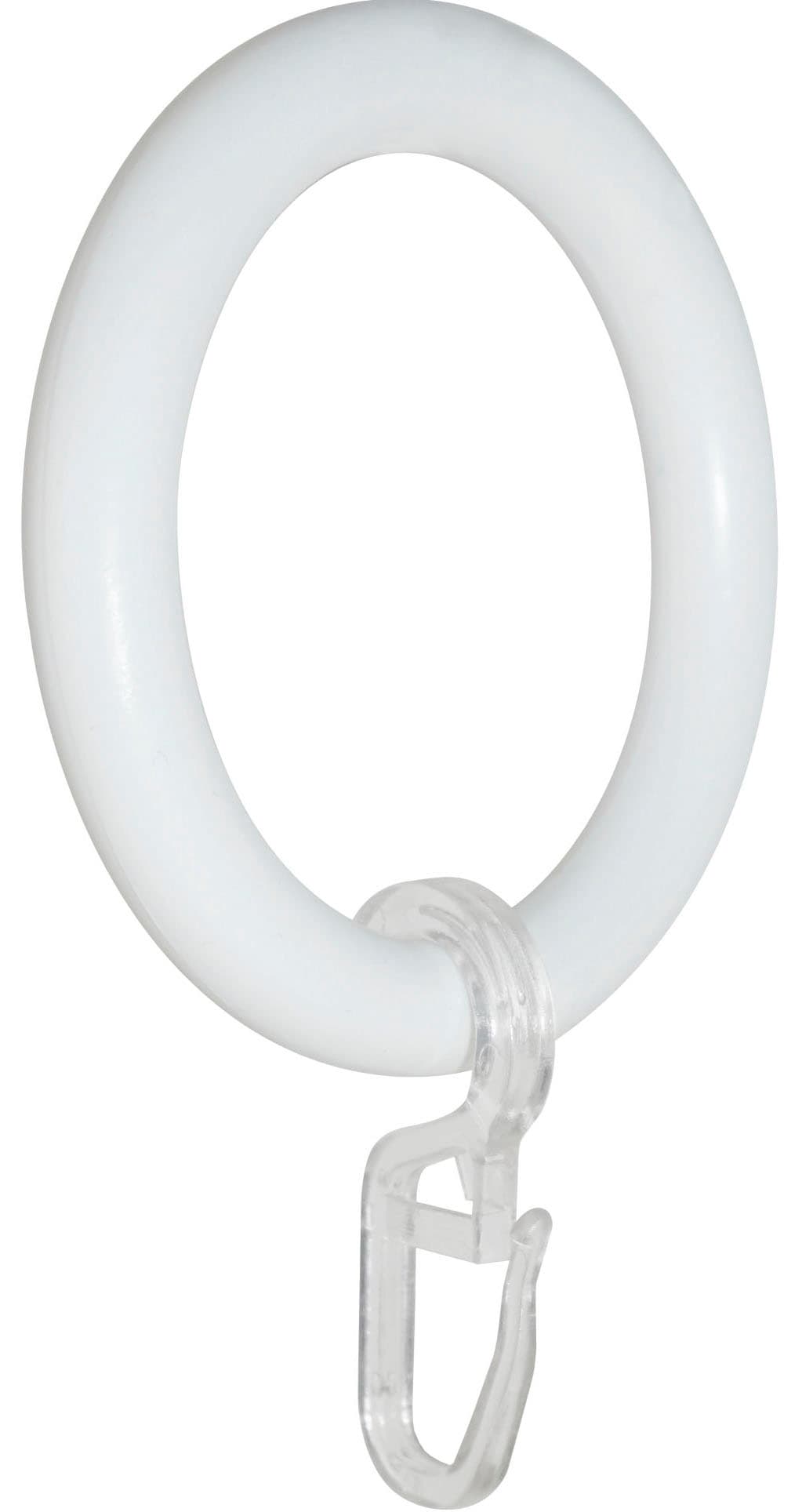 GARESA Gardinenring »Kunststoffring mit Haken«, (20 St.), für Durchmesser 28mm,... kaufen