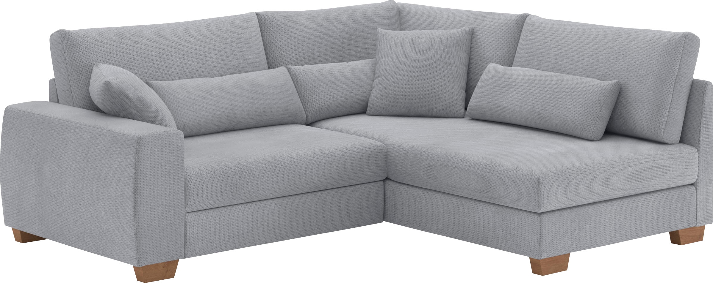 Mr. Couch Ecksofa »Helena L-Form«, Mit Federkern, wahlweise mit Bettfunktion und Taschenfederkern