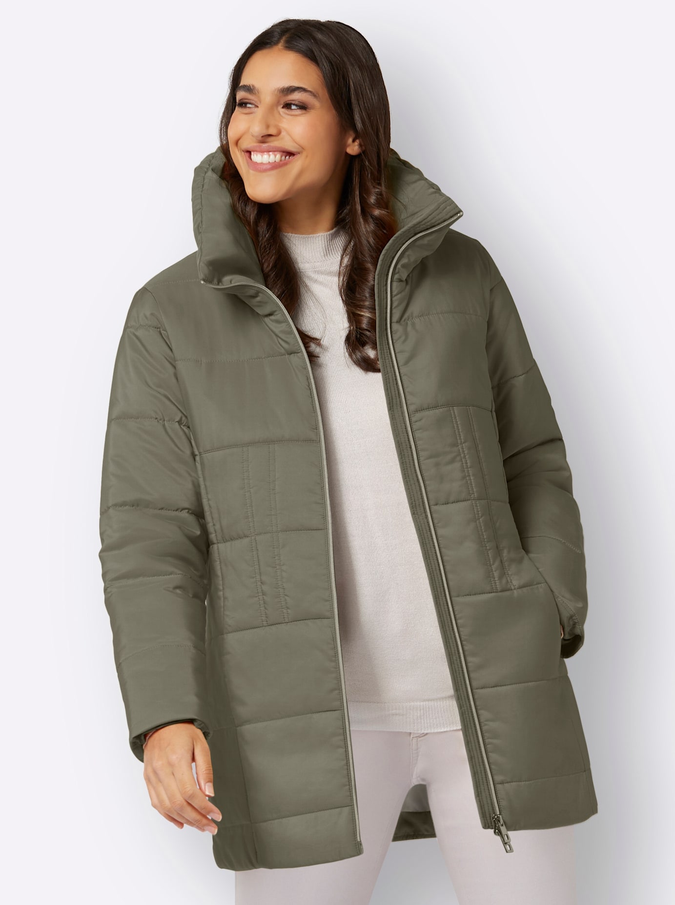 Classic Basics Steppjacke, ohne Kapuze