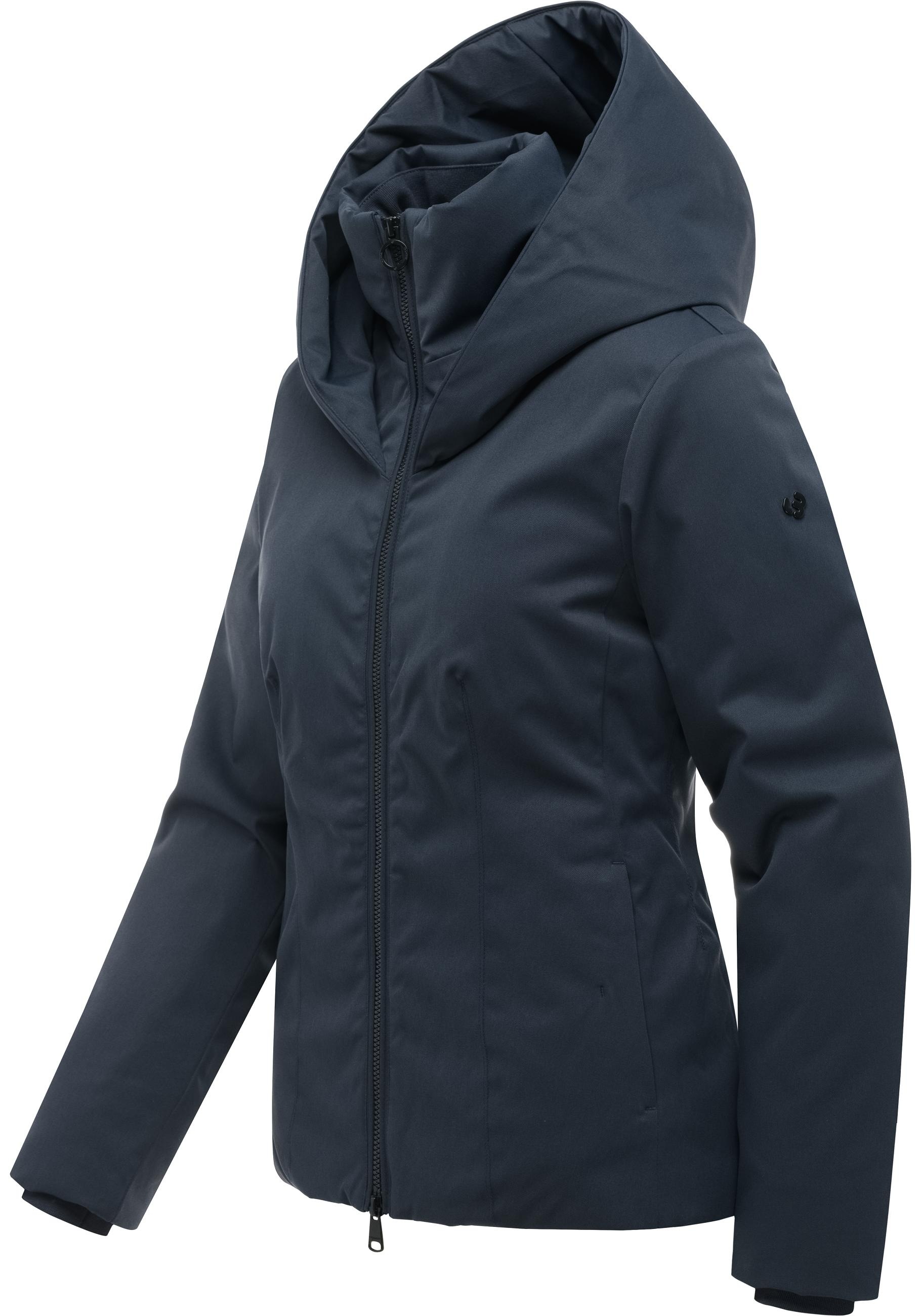 Ragwear Funktionsjacke »Annona Y« mit Kapuze Warme Damen Winterjacke mit weit nach vorn gezogener Kapuze
