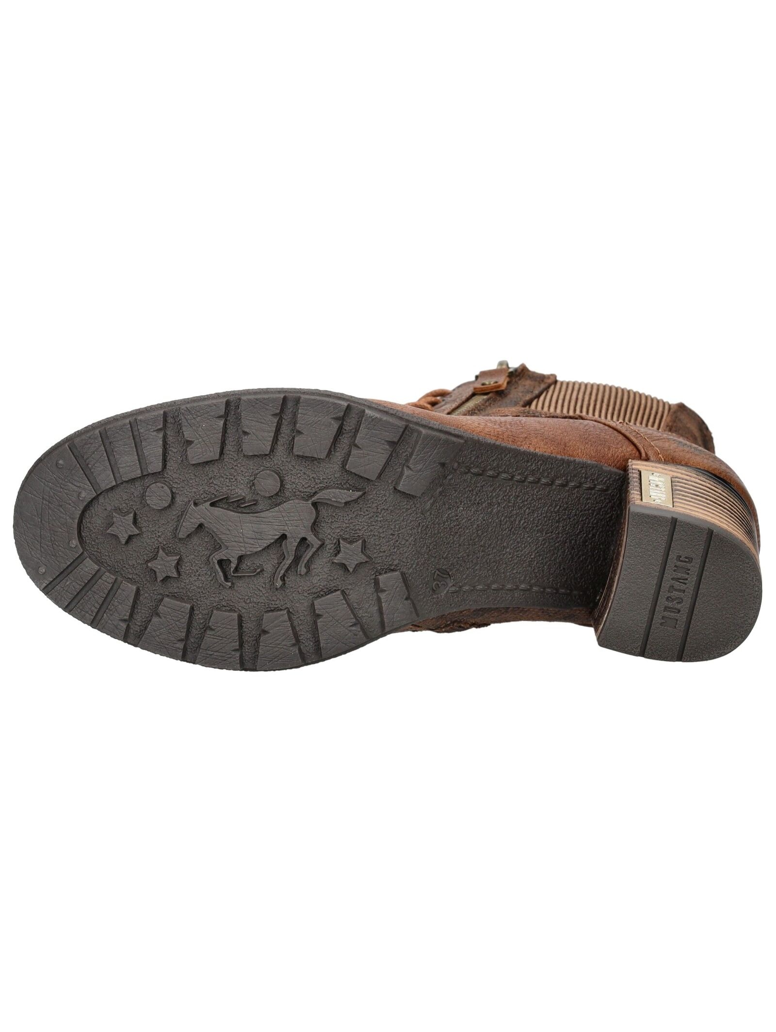 Mustang Shoes High-Heel-Stiefelette »Mustang Shoes Stiefelette Lederimitat/Textil«