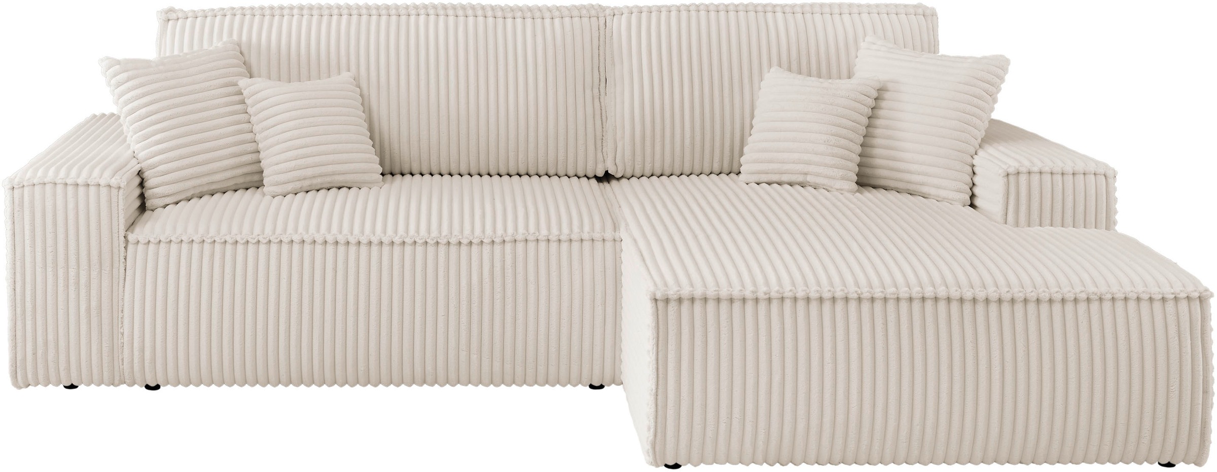 OTTO home Ecksofa "FINNLEY, L-Form 257 cm, Schlafsofa" mit Bettkasten, in B günstig online kaufen