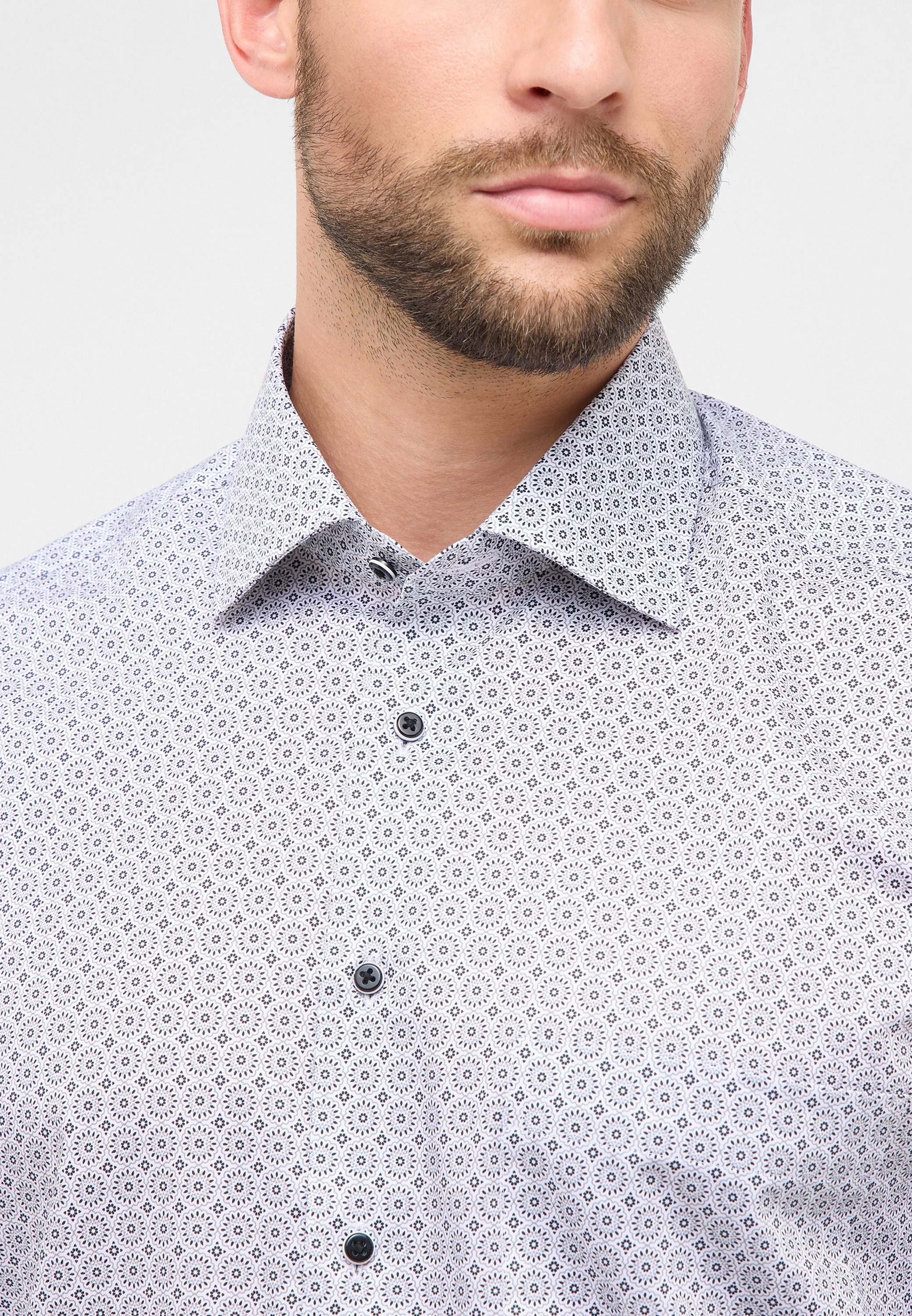 Thumbnail - Eterna Langarmhemd "COMFORT FIT" NON IRON (bügelfrei)