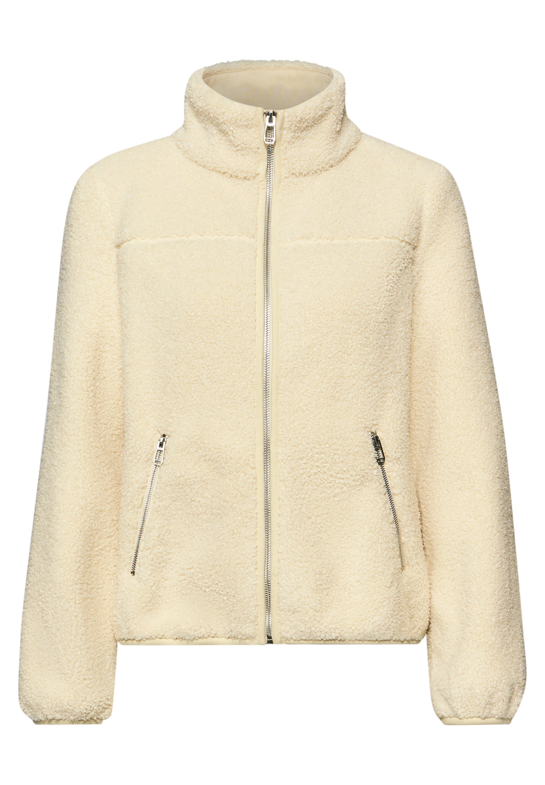 STREET ONE Fellimitatjacke ohne Kapuze aus Lammfell-Imitat