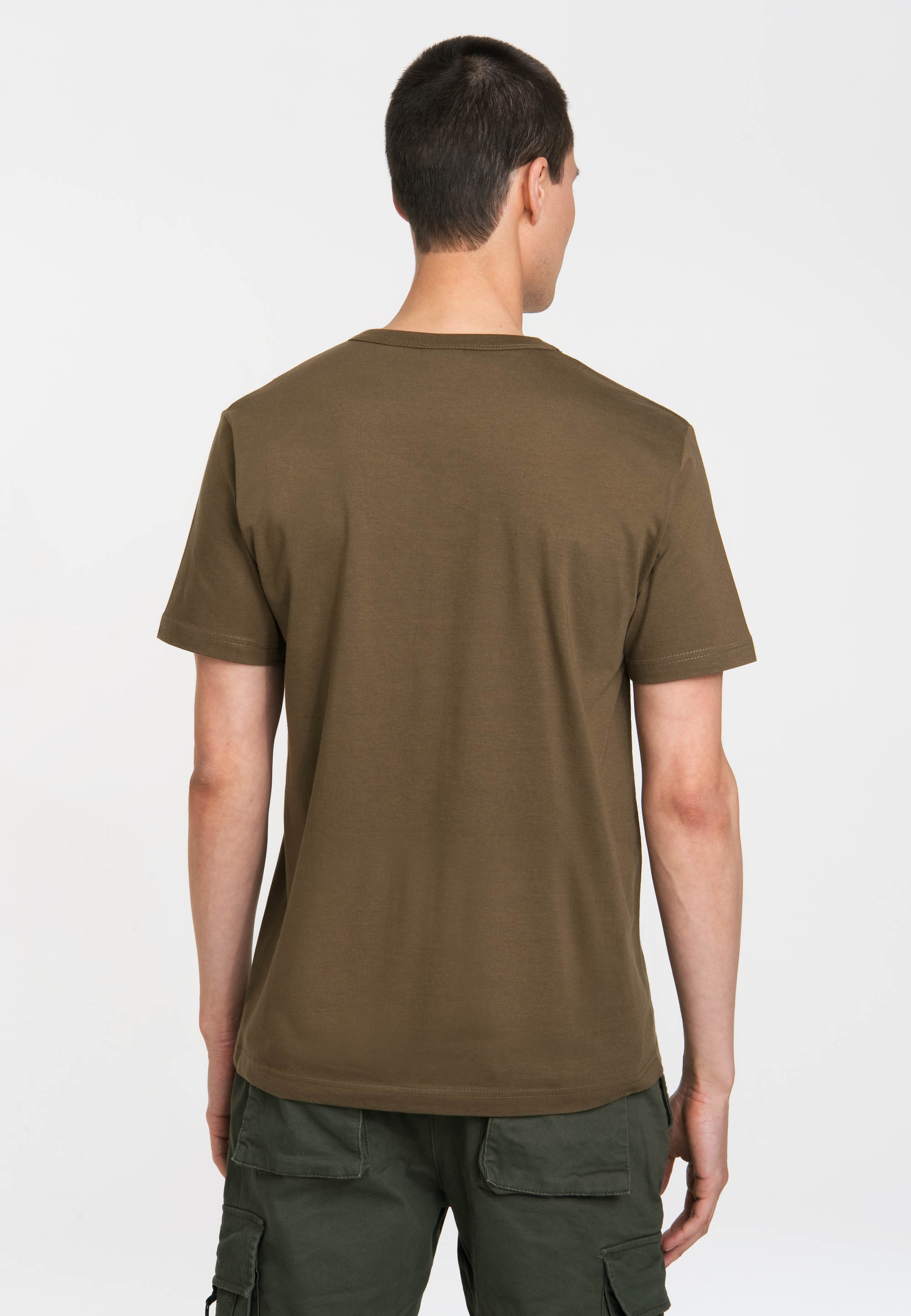 LOGOSHIRT T-Shirt »Popeye - Brutus Popart«, mit kultigem Brutus-Frontprint