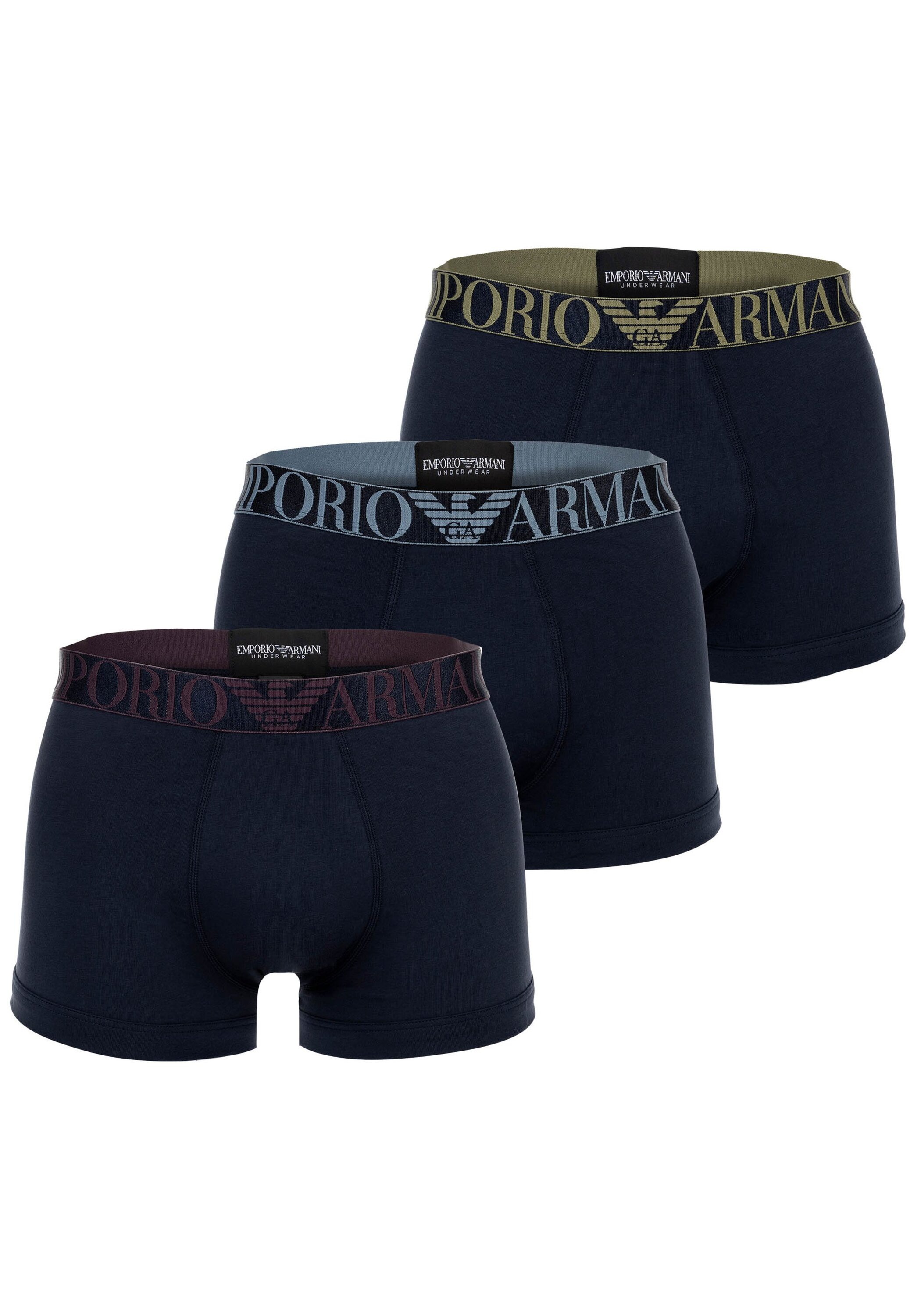 Emporio Armani Boxershorts "Boxershort SHINY LOGOBAND 3er Pack" günstig online kaufen