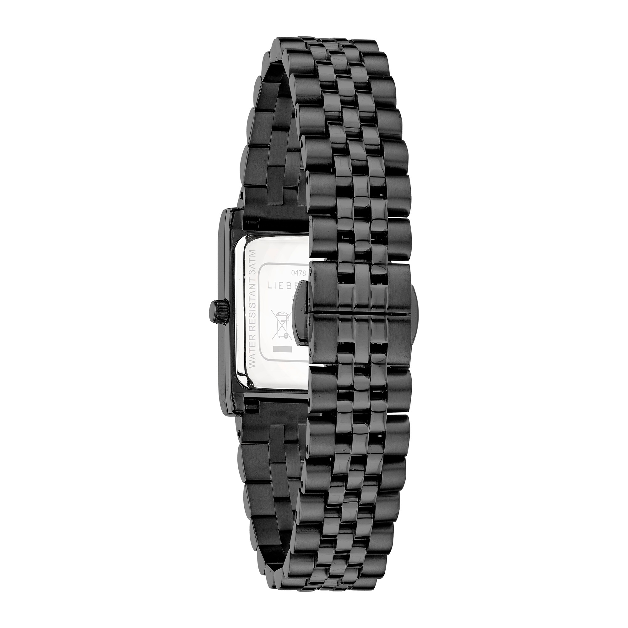 Liebeskind Berlin Quarzuhr »Classic Square«, Armbanduhr, Damenuhr, Edelstahlarmband, analog