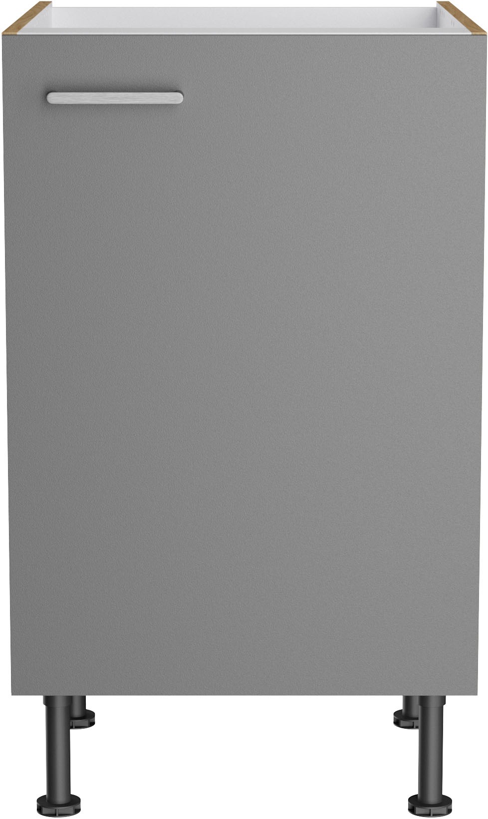 KOCHSTATION Spülenschrank "KS-Lucy" Breite 50 cm, mit 1 Tür, höhenverstellbare Füße, Soft-Close