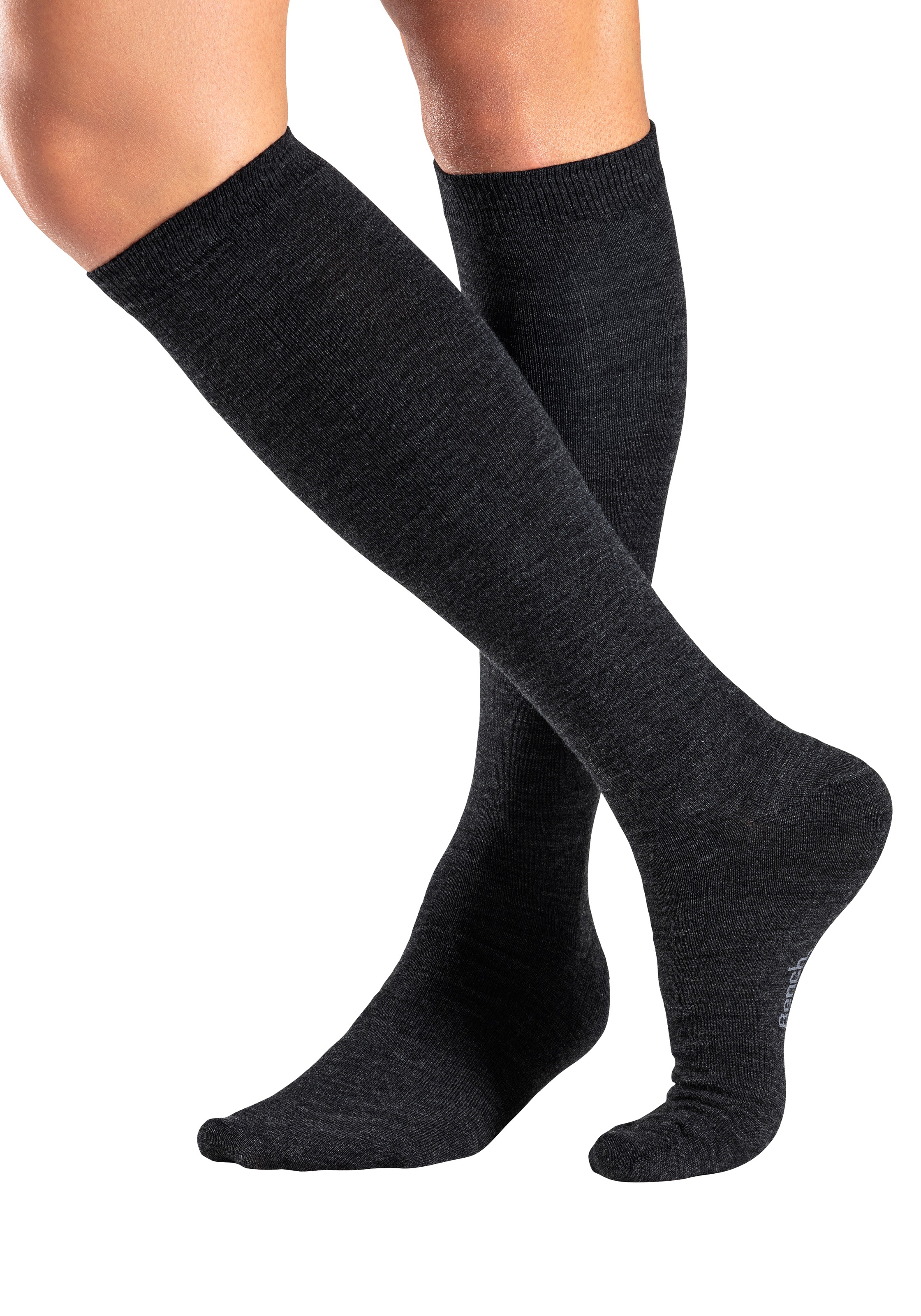 Thumbnail - Bench. Kniestrümpfe Packung, 3 Paar tlg. Herrenkniestrümpfe mit wärmender Wolle