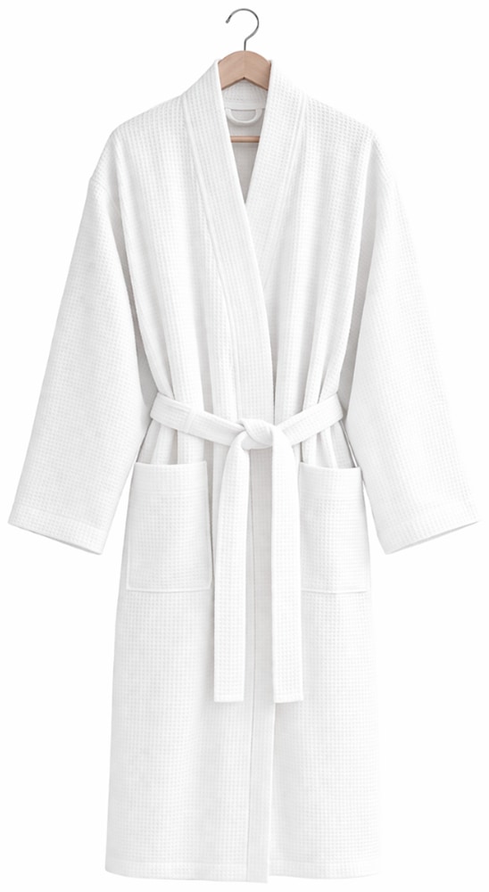 Egeria Bademantel "LIVA" 1 Stk. Kimono, Waffelpiqué