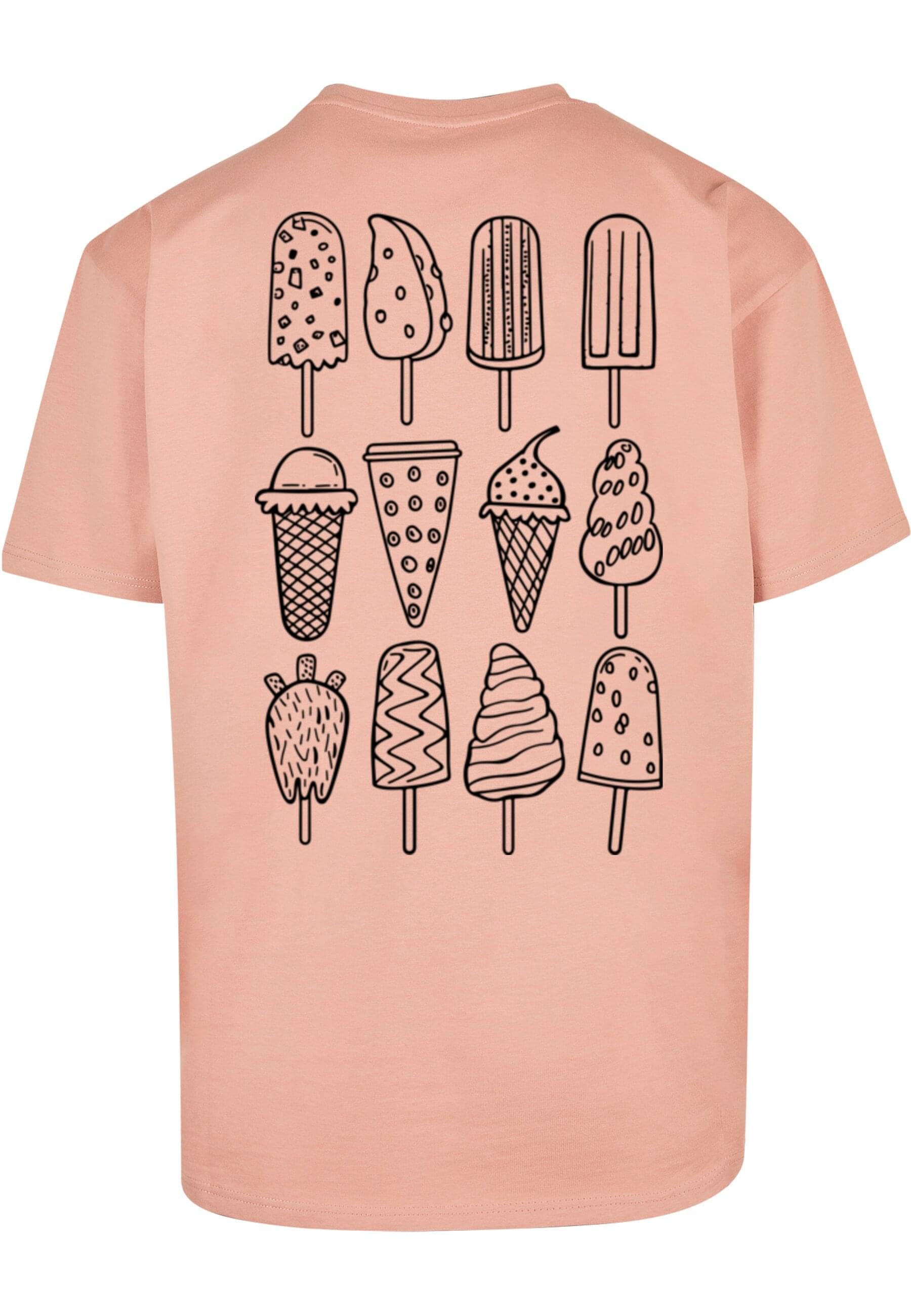 Merchcode T-Shirt "Merchcode Ice Cream Oversized T-shirt" 1 Stk. tlg. günstig online kaufen