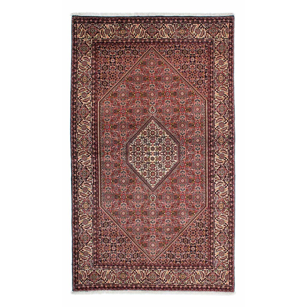 morgenland Wollteppich »Bidjar - Zanjan Medaillon Rosso chiaro 240 x 140 cm«, rechteckig