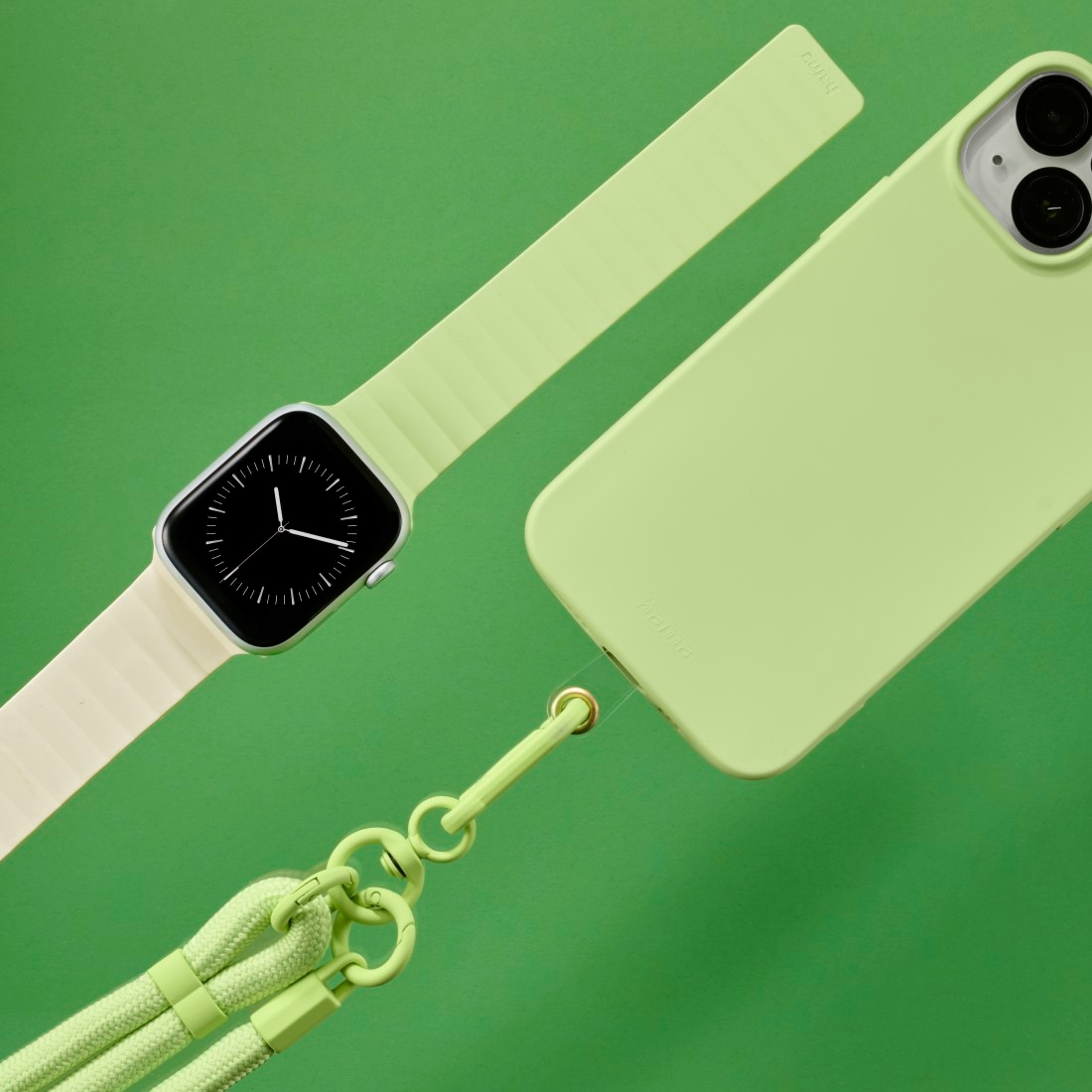 Hama Wechselarmband »Apple Watch Armband mit Magnetverschluss, für Display 42/44/45/49 mm«, Einheitsgröße, nicht klebrig, Silikon-Look