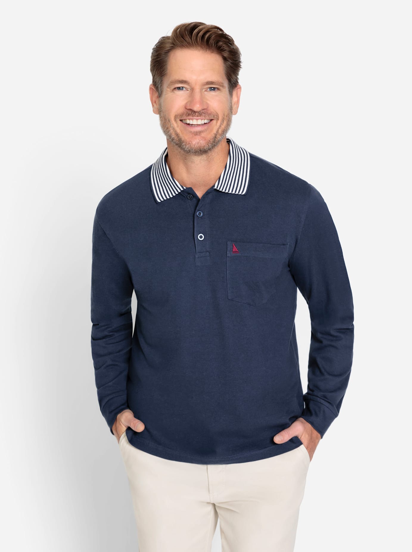 Poloshirt »Langarm-Shirt«