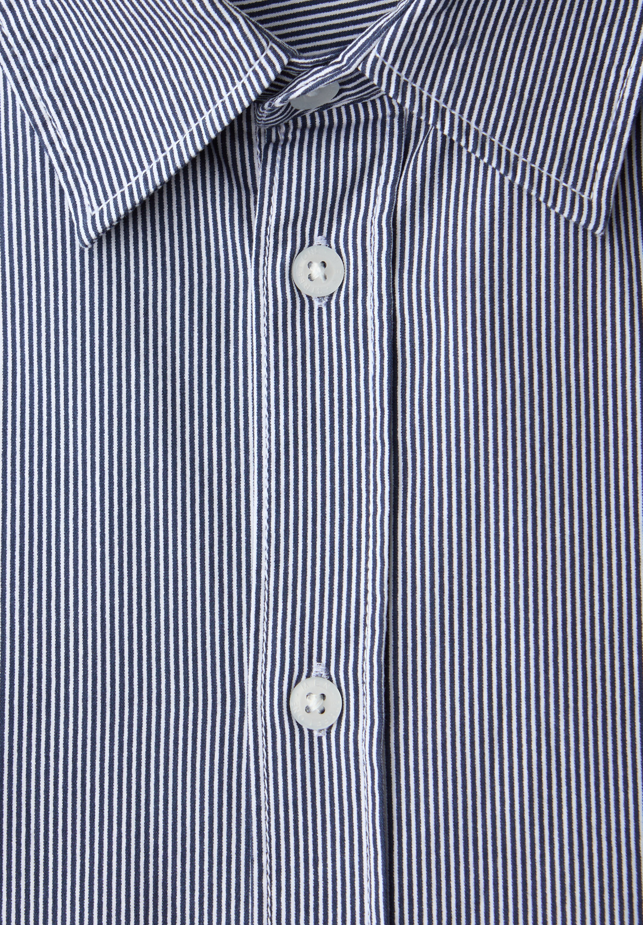 STREET ONE MEN Langarmhemd aus reiner Baumwolle