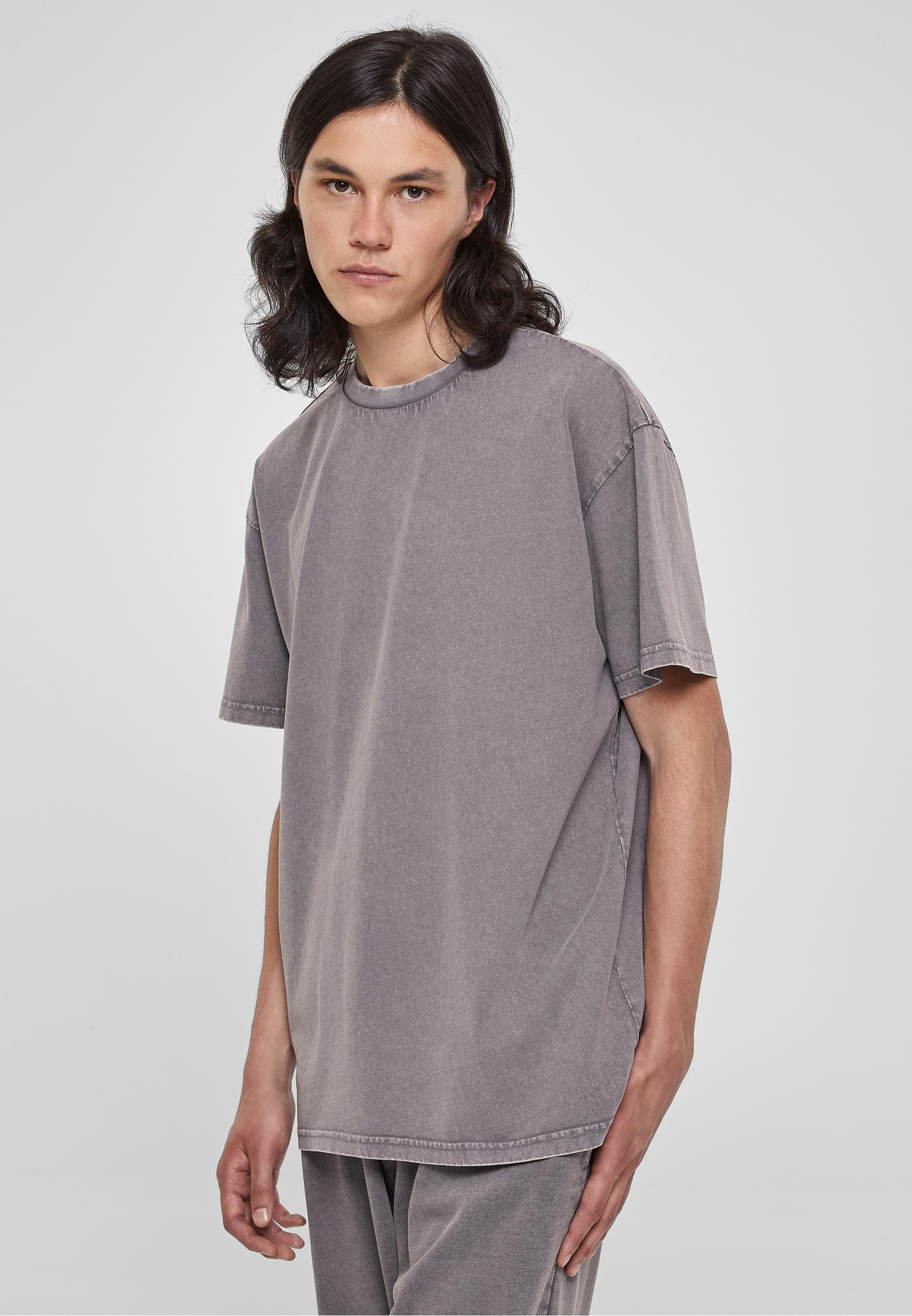 URBAN CLASSICS T-Shirt »Urban Classics Herren Heavy Oversized Acid Wash Tee«, (1 tlg.)