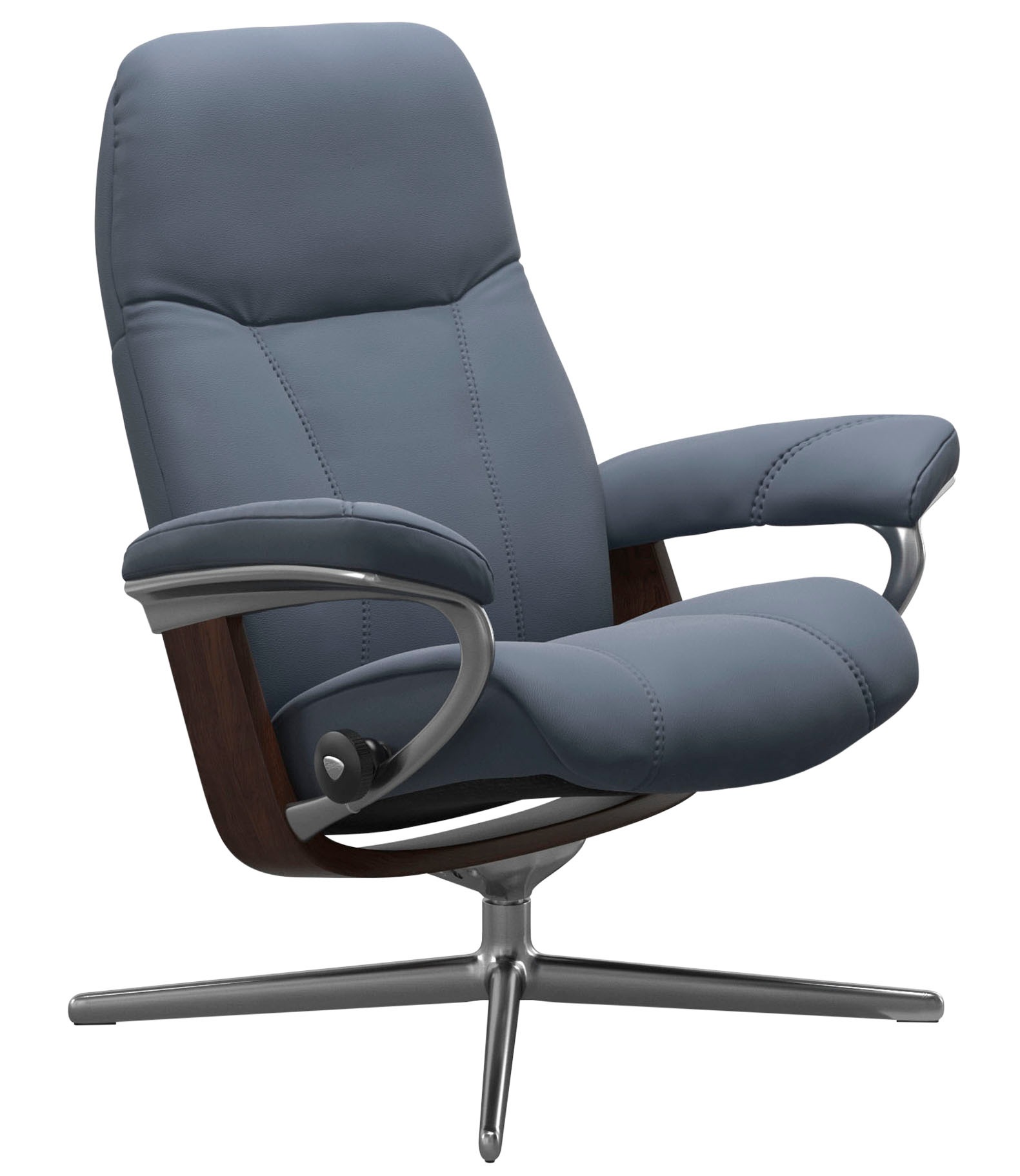Stressless® Relaxsessel »Consul«, mit Cross Base, Größe S, M & L, Holzakzent Braun