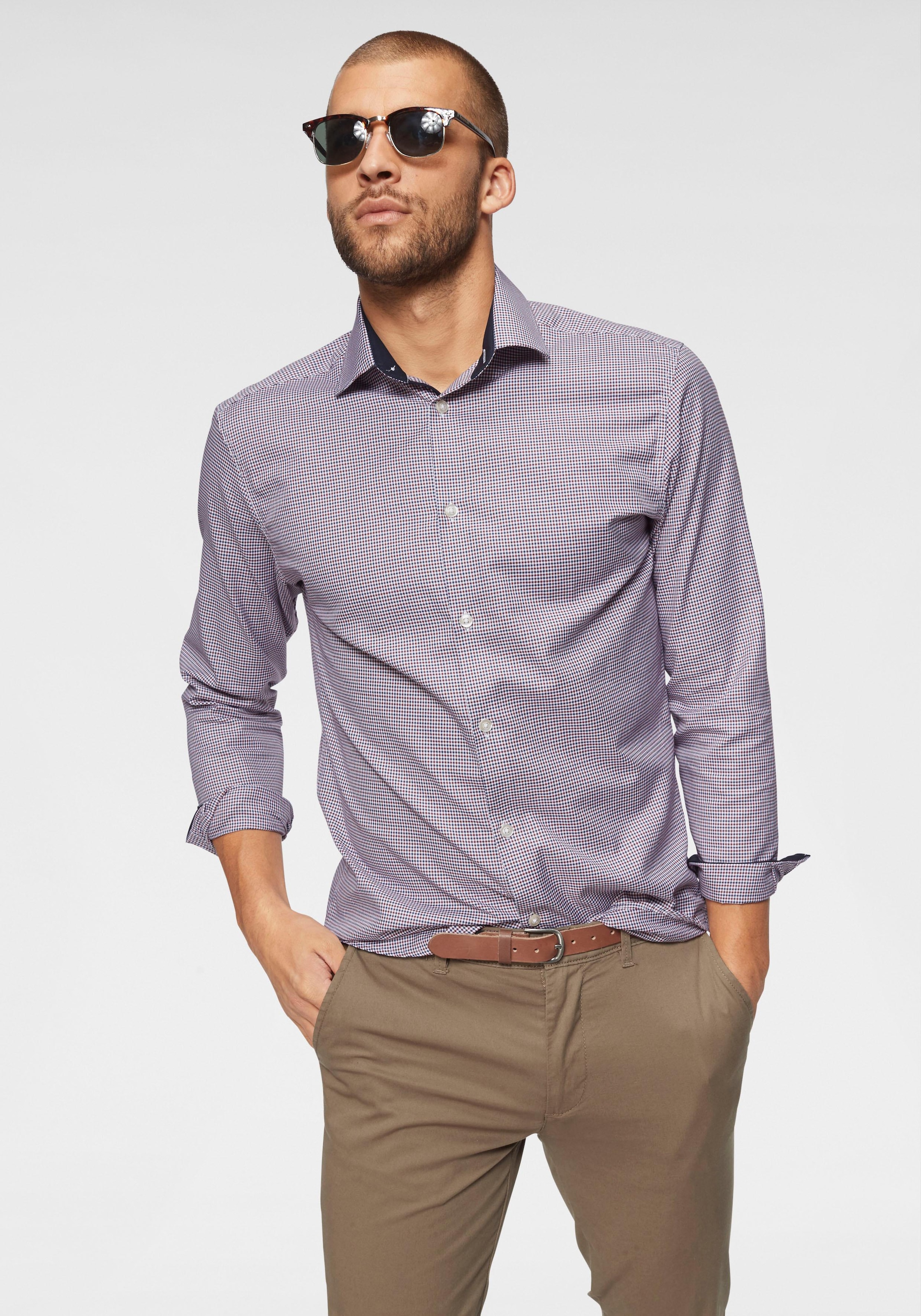 SELECTED HOMME Langarmhemd "SLHSLIMNEW-MARK SHIRT LS NOOS" günstig online kaufen
