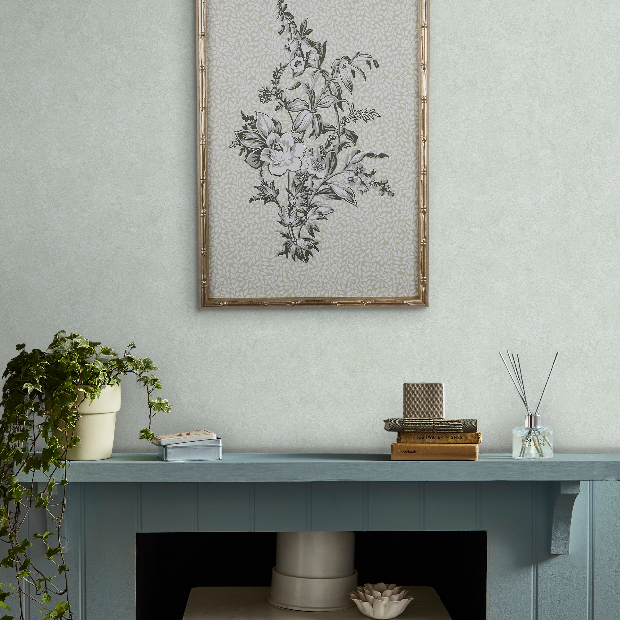 LAURA ASHLEY Vliestapete "Brindley" Ton-in-Ton glatt 10mx52cm (ca. 5m2)