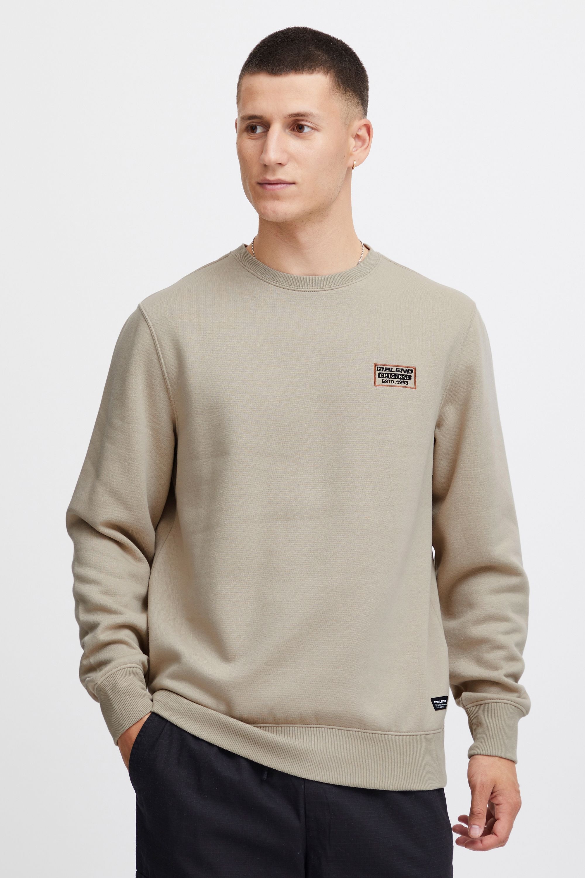 Blend Rundhalspullover "BHKalip", Klassischer Sweatpullover mit Rundhalsaus günstig online kaufen