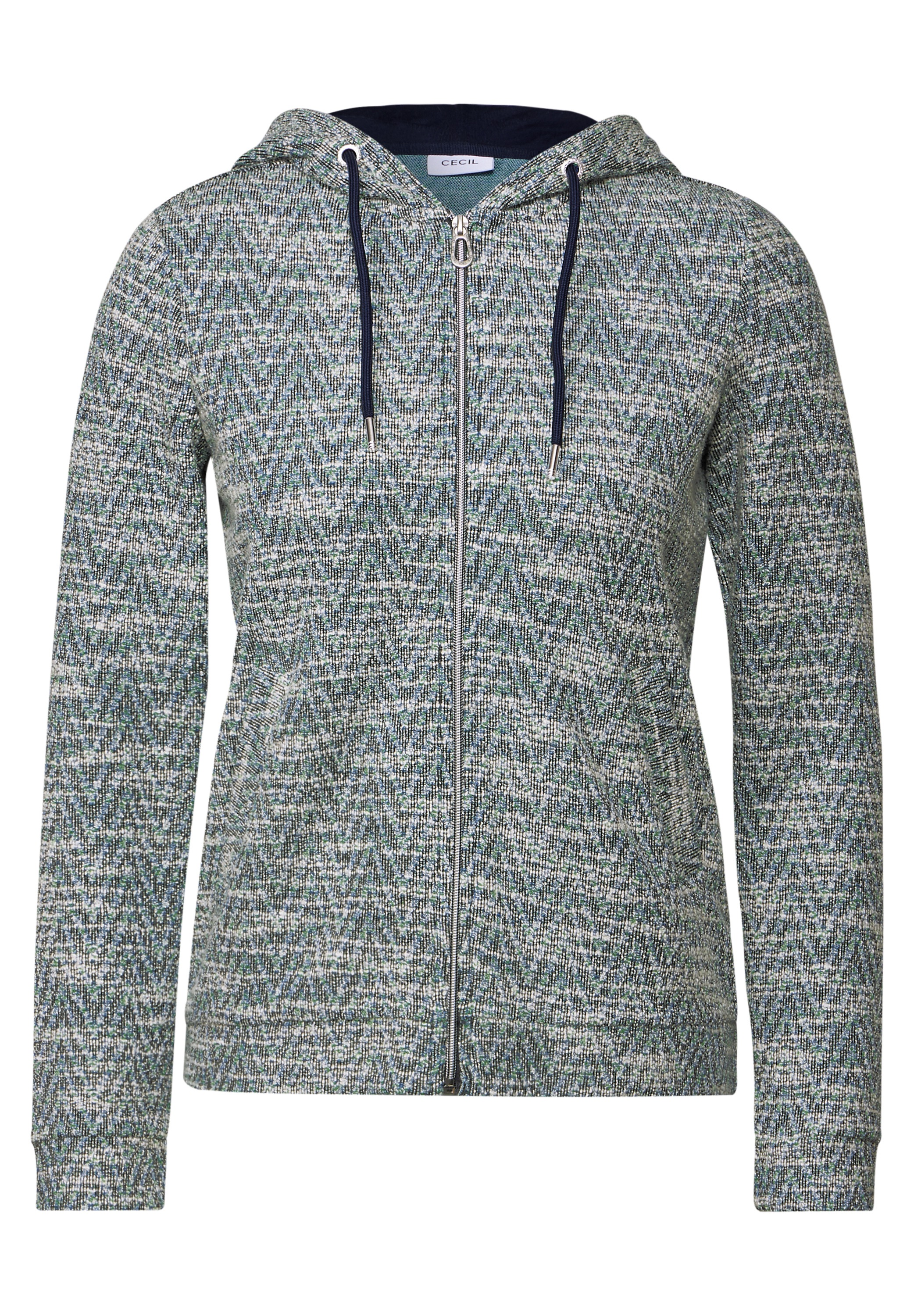 Cecil Langarmshirt, mit Kapuze mit Tunnelzugband