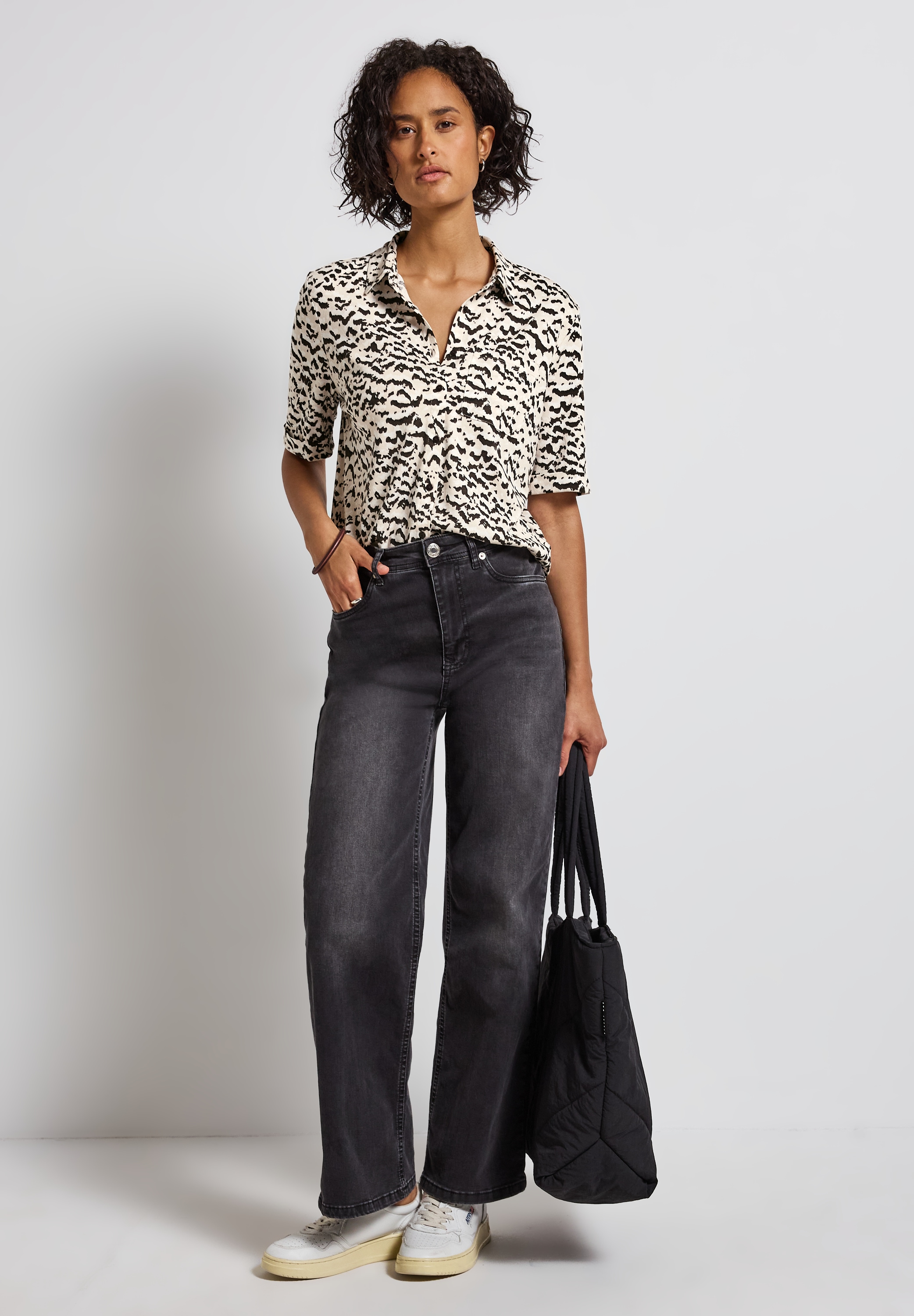 STREET ONE Blusenshirt, mit All-Over Print