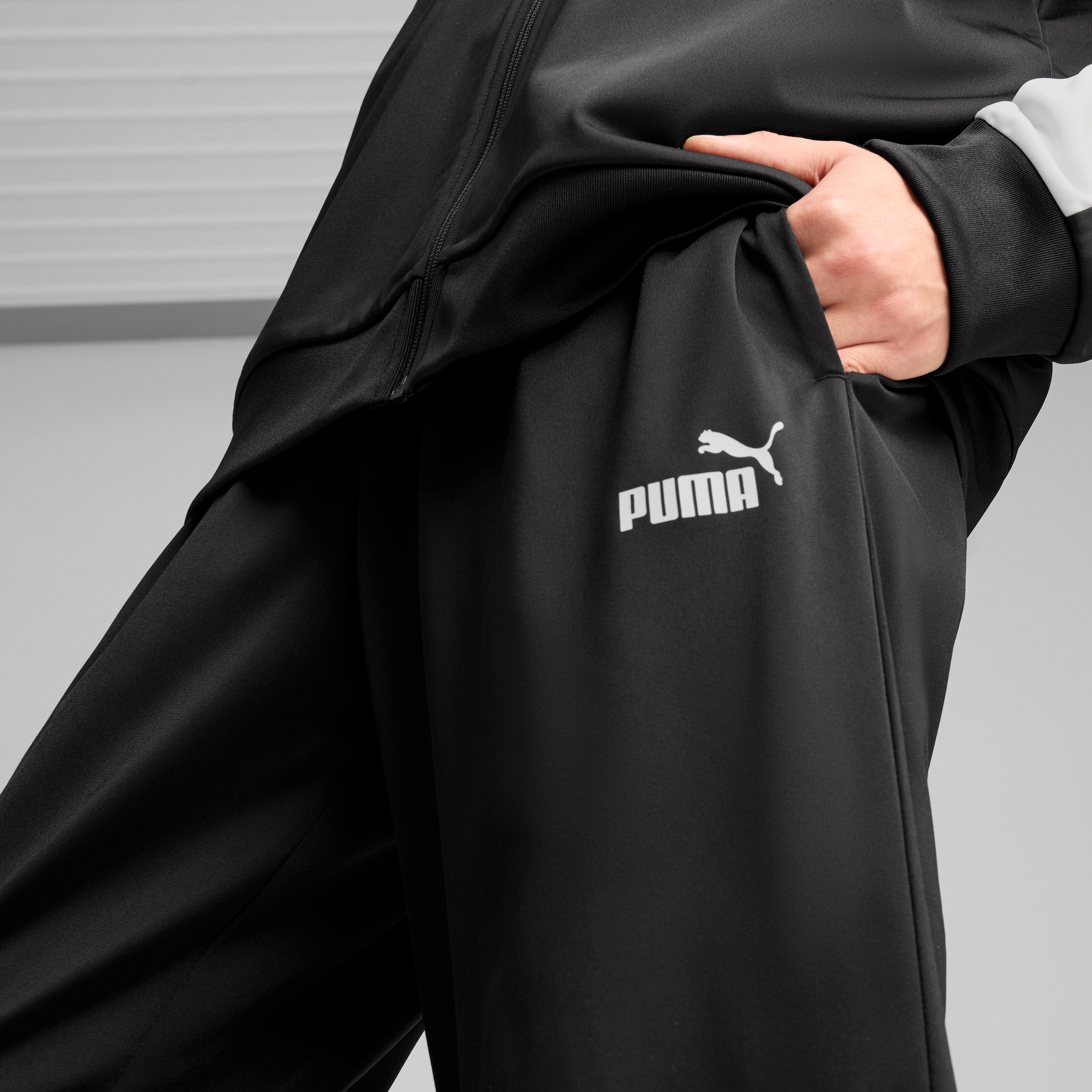PUMA Trainingsanzug »POLY BASEBALL SUIT«, (2 tlg.)