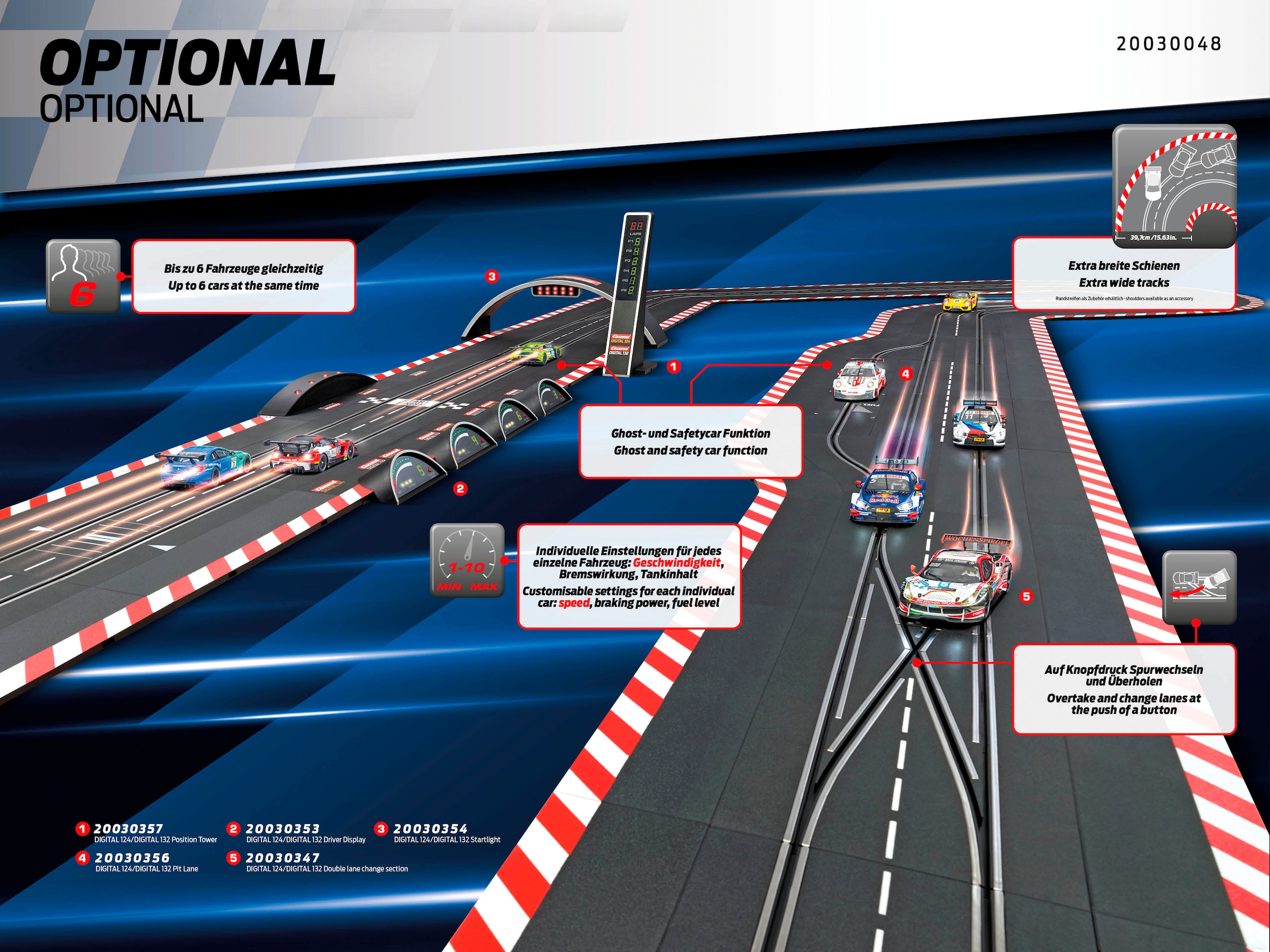 Carrera® Autorennbahn »Carrera Digital 132 Oracle Red Bull Racing Race of the Champions«