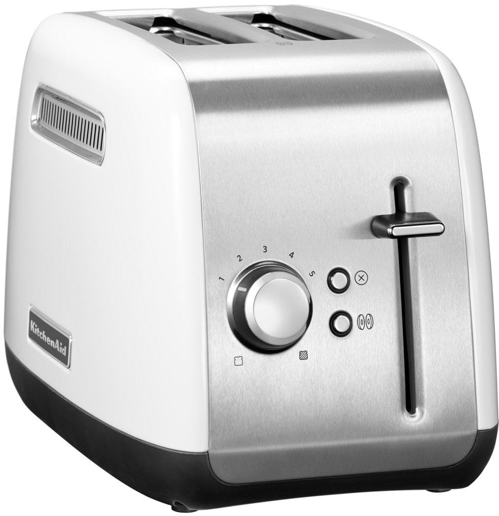 Toaster »5KMT2115EWH WEISS«, 2 kurze Schlitze, für 2 Scheiben, 1100 W