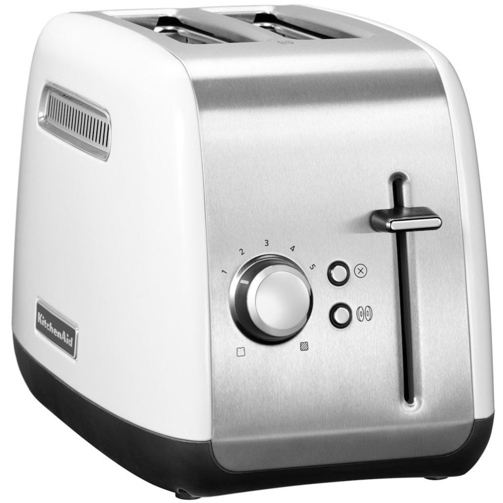 KitchenAid Toaster »5KMT2115EWH WEISS«, 2 kurze Schlitze, für 2 Scheiben, 1100 W