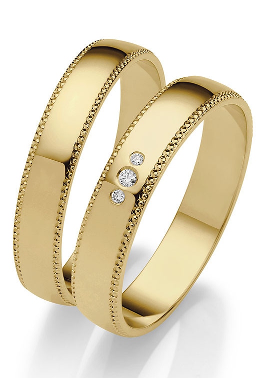 Firetti Trauring »Schmuck Geschenk 375 Brillanten/Diamanten in | Ehering mit online o. BAUR ohne Germany Hochzeit Gold Made \