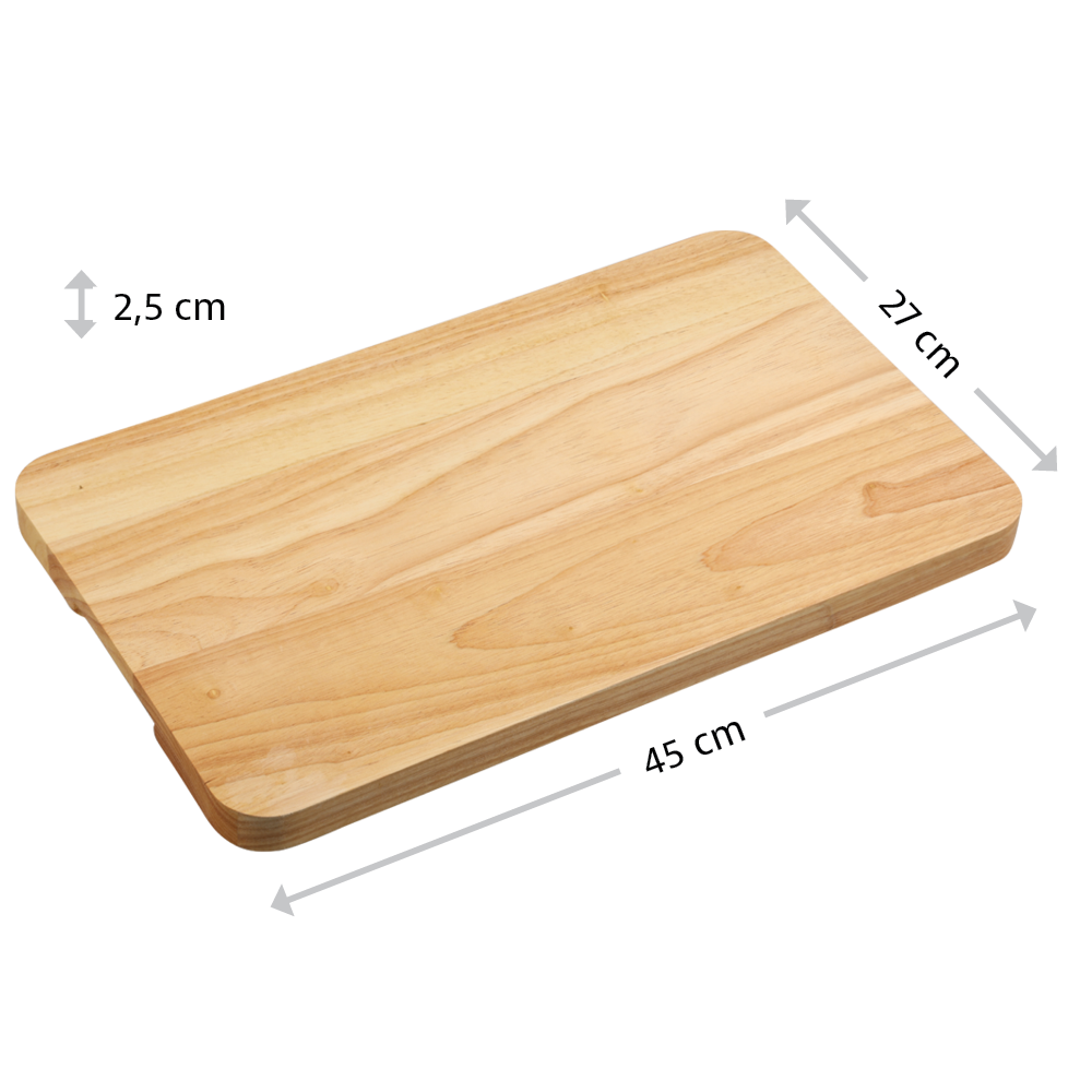 KESPER® Schneidebrett »Schneidebrett, Rubberwood, FSC« messerschonend