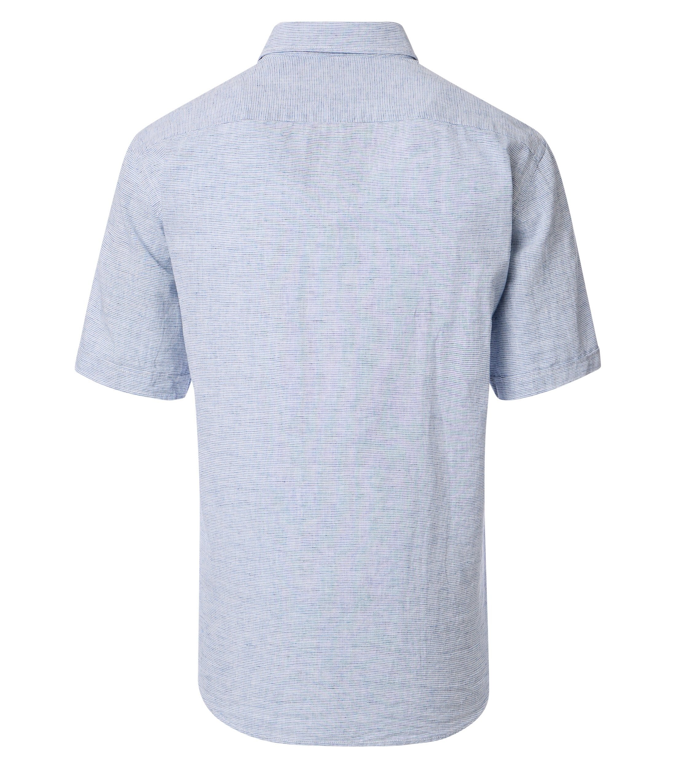 CASAMODA Kurzarmhemd "CASAMODA Leinenhemd Kurzarm gestreift" günstig online kaufen