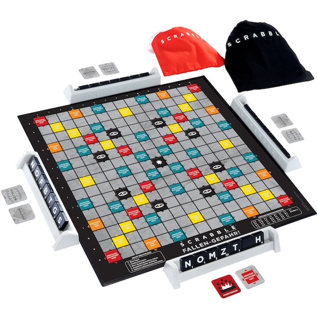 Mattel games Spiel »Scrabble Fallen-Gefahr« | BAUR