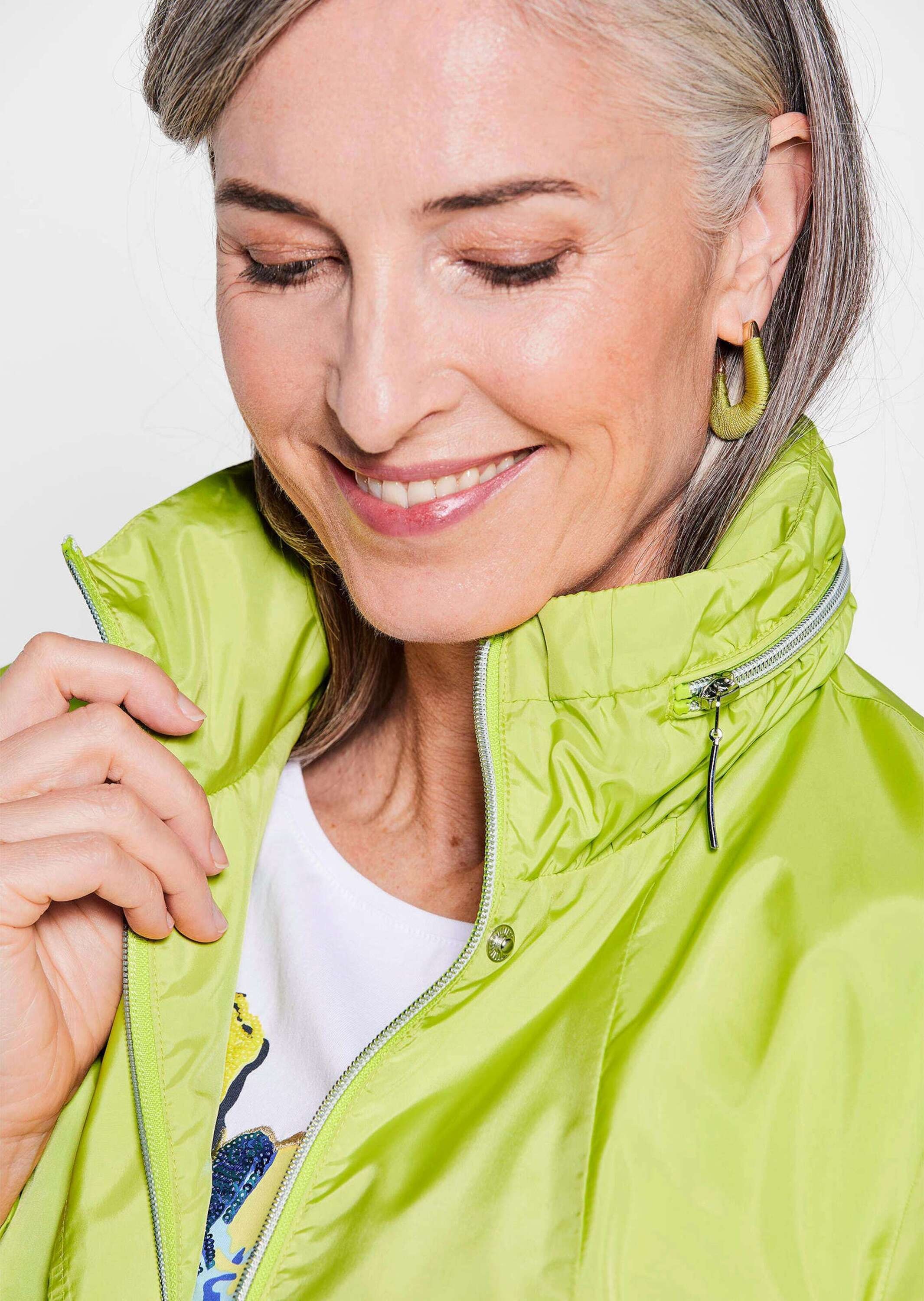 GOLDNER Langmantel »Longjacke Super leichte Longjacke mit versteckter Kapuze«