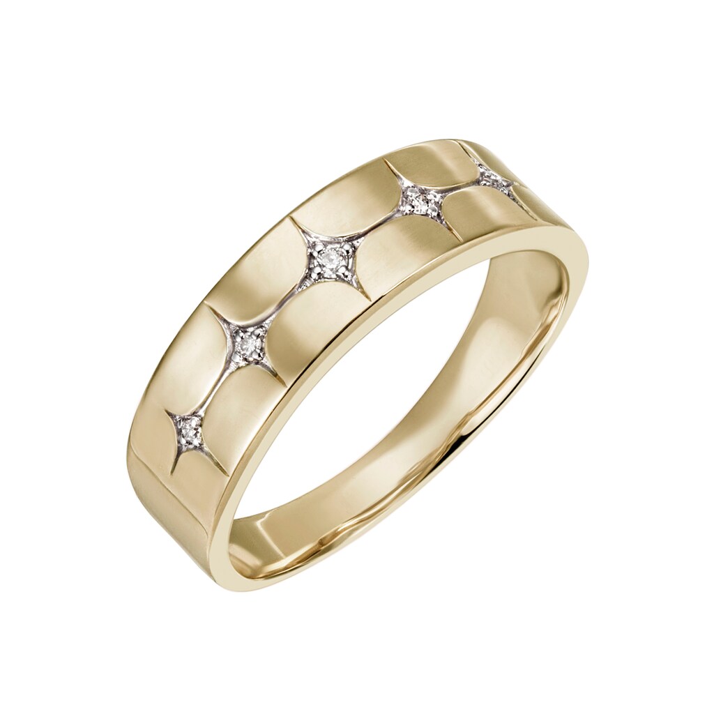 Firetti Goldring »Schmuck Geschenk Gold 375 Damenring Goldring«