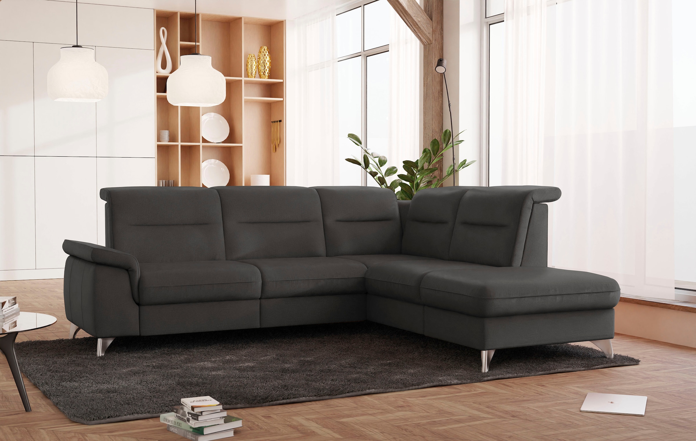 sit&more Ecksofa "Astoria L-Form", wahlweise mit motorischer Relaxfunktion günstig online kaufen