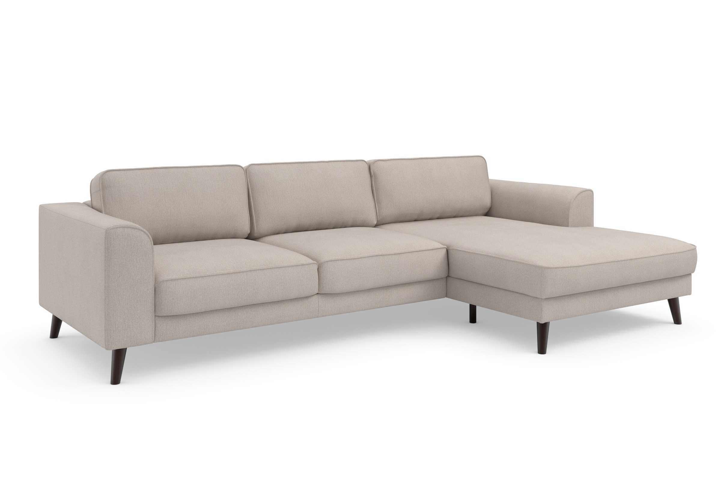 TRENDMANUFAKTUR Ecksofa »Lumber Jack, elegantes Designsofa, zeitlos modern, hoher Sitzkomfort«, wahlweise mit Bettfunktion u. Bettkasten, L-Form