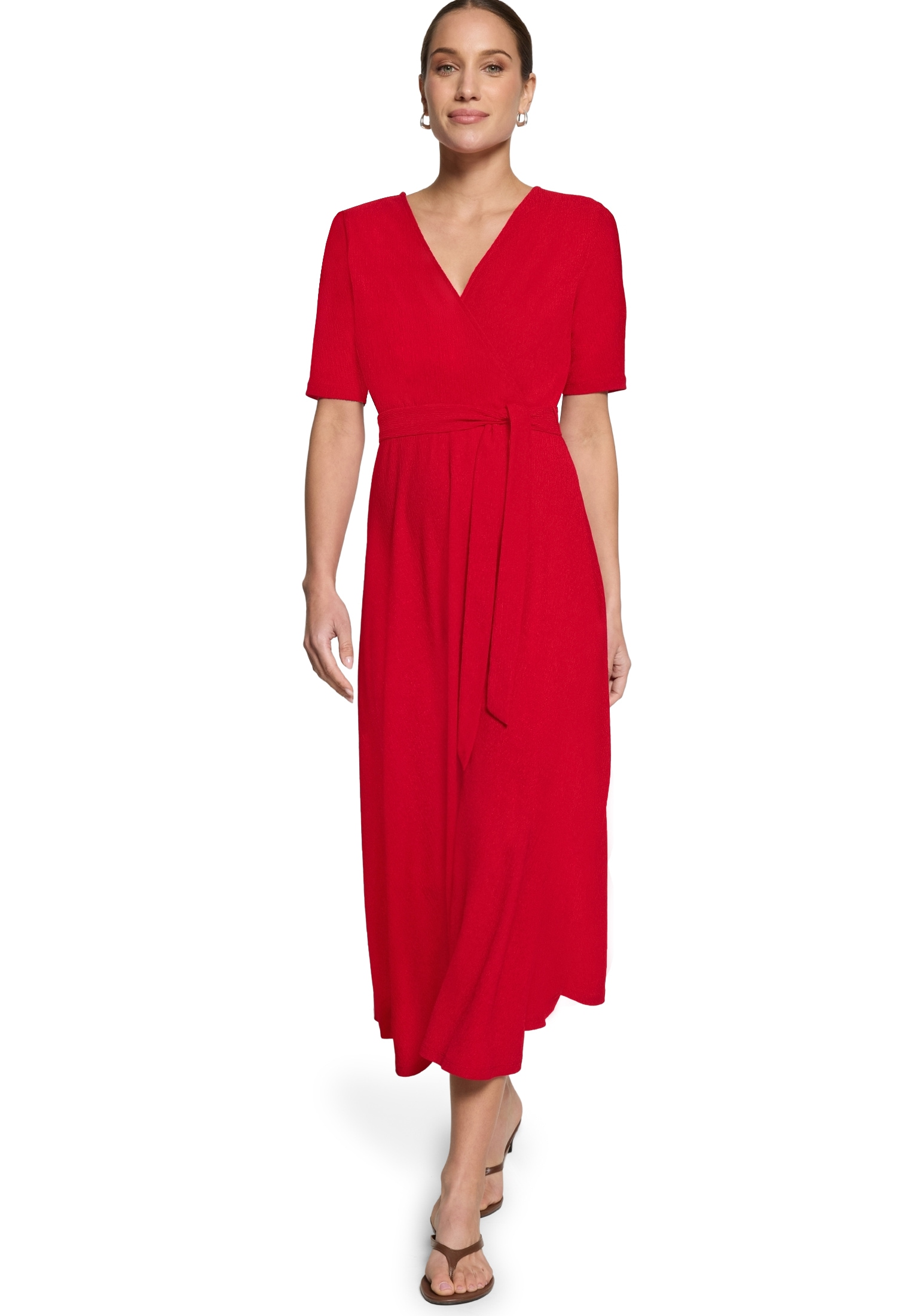 Zero Jerseykleid »Damen mit Gürtel« Material