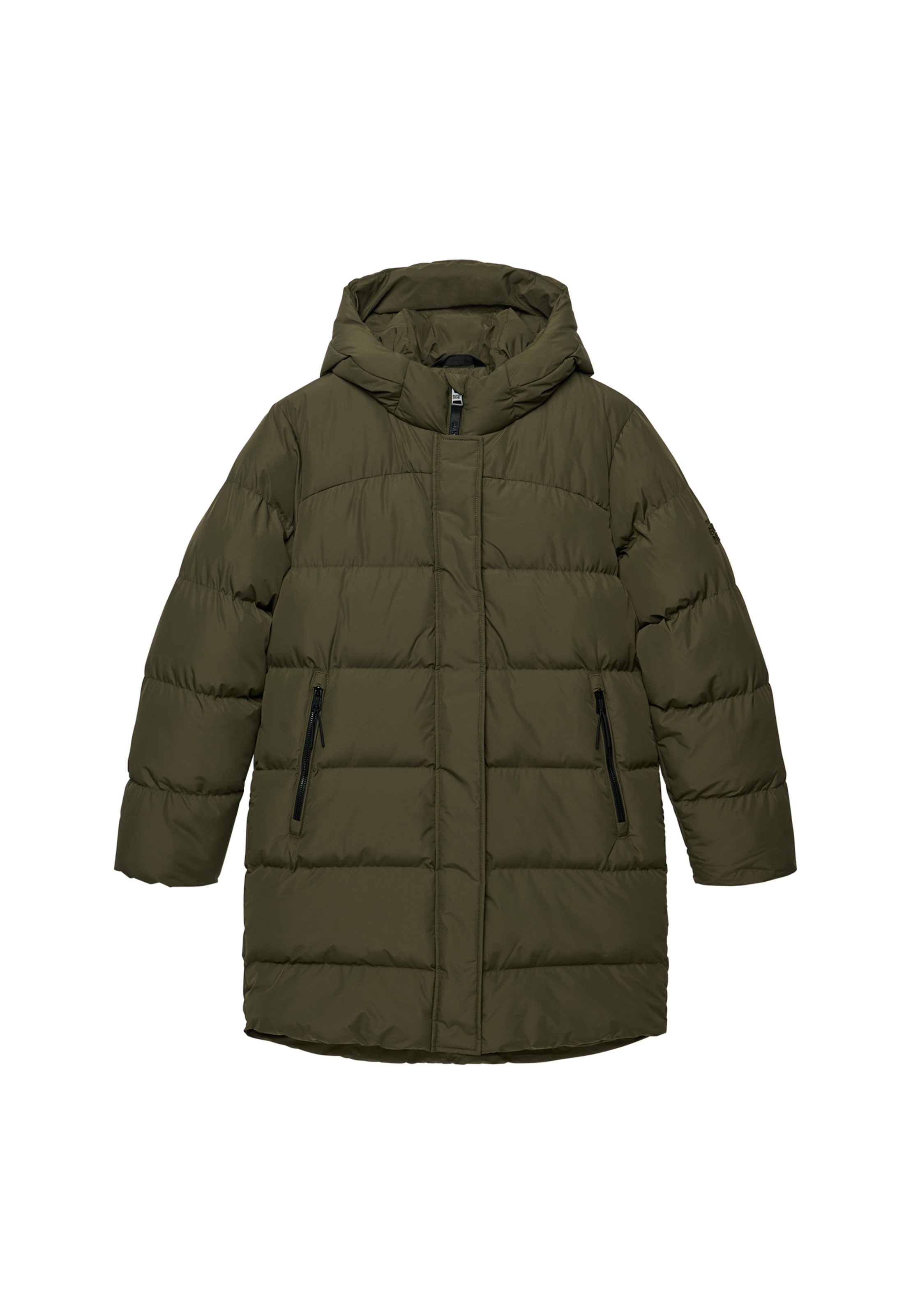 Superdry Steppjacke »HOODED SPORTS PUFFER MID JKT« Kunstfaser, relaxed fit