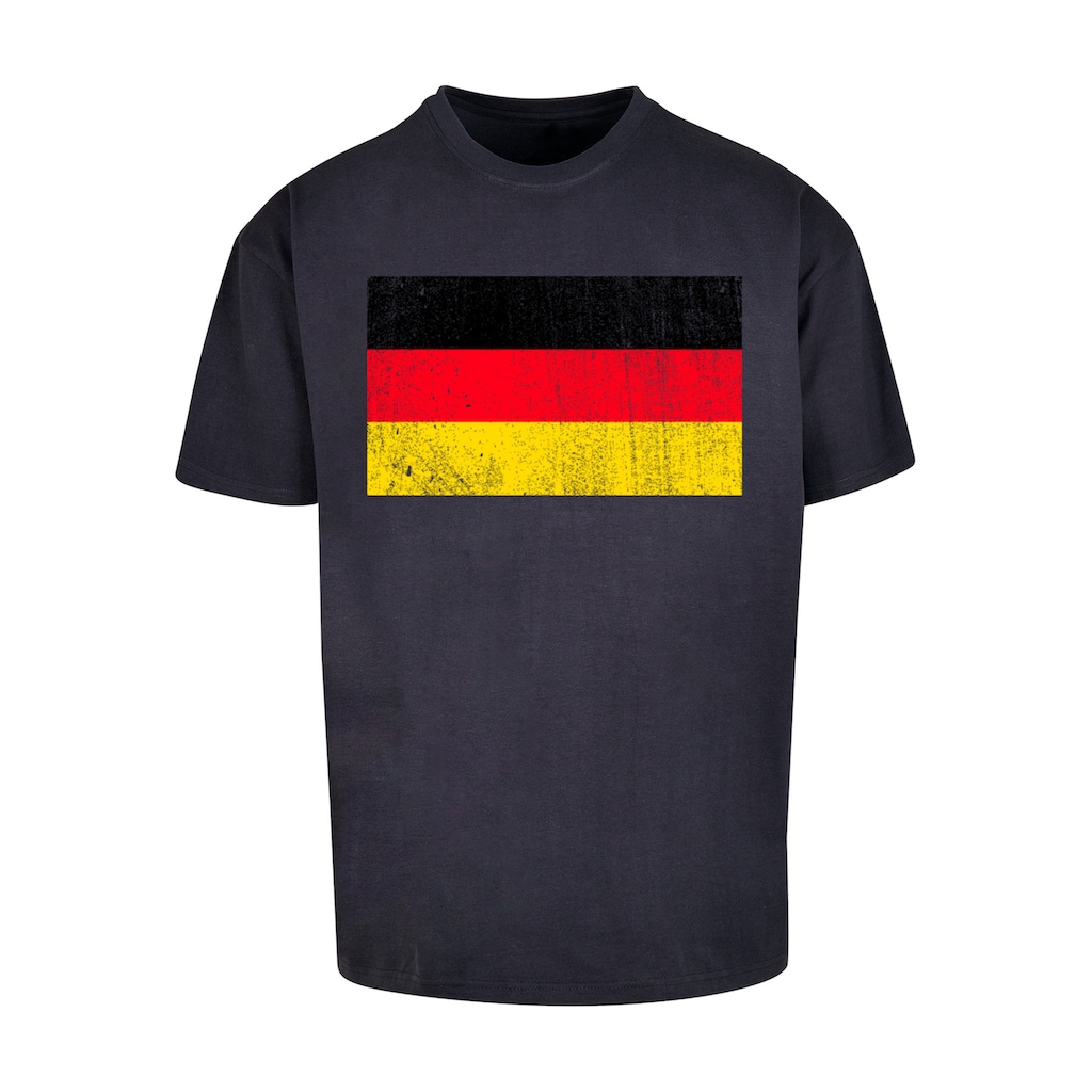 F4NT4STIC T-Shirt »Germany Deutschland Flagge distressed«
