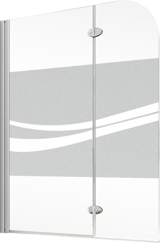Schulte Badewannenfaltwand »Liane«, (2 tlg.), teilgerahmt, BxH: 112 x 140 cm kaufen