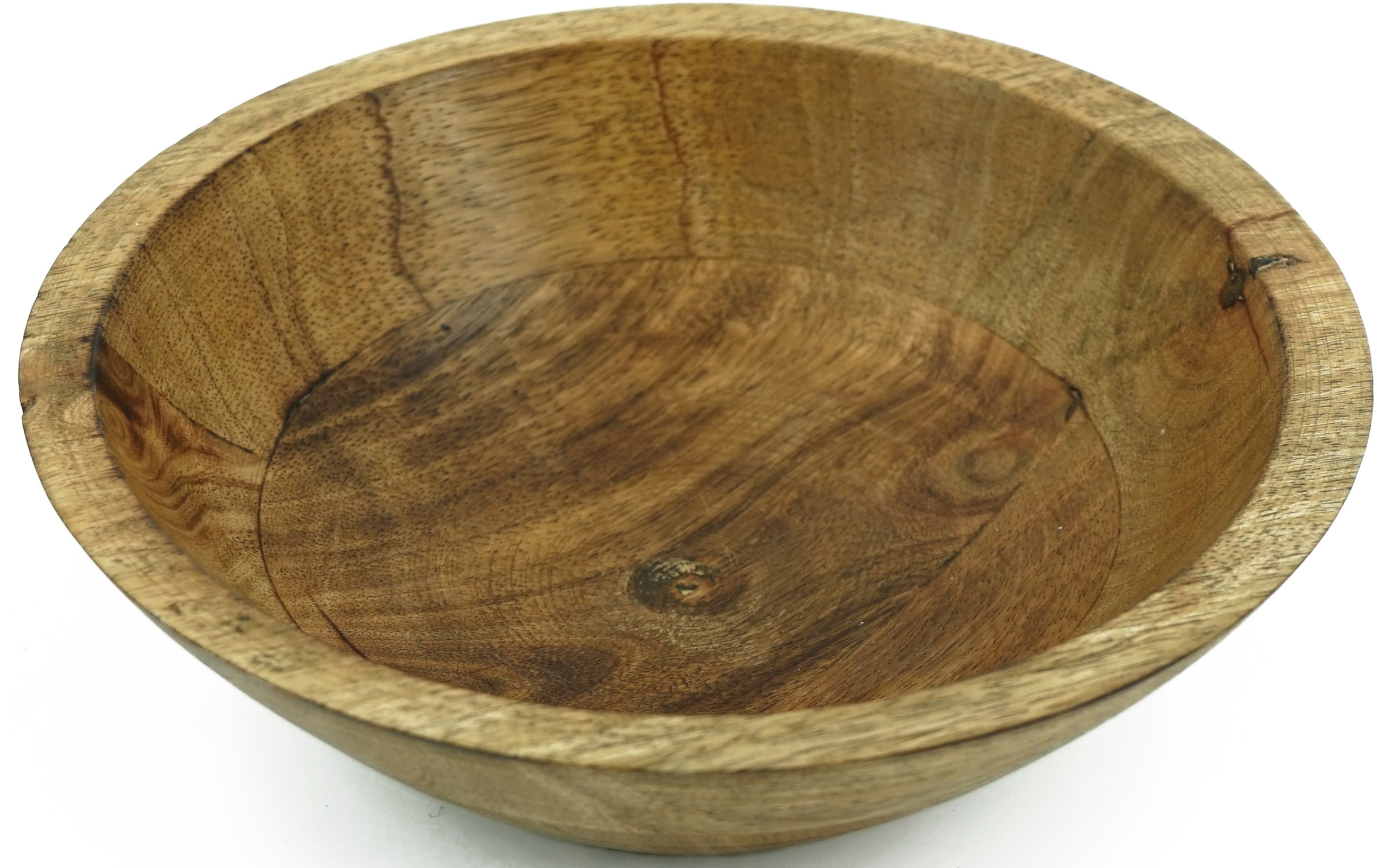 NOOR LIVING Obstschale 1 Stk. aus Holzwerkstoff aus Mangoholz günstig online kaufen