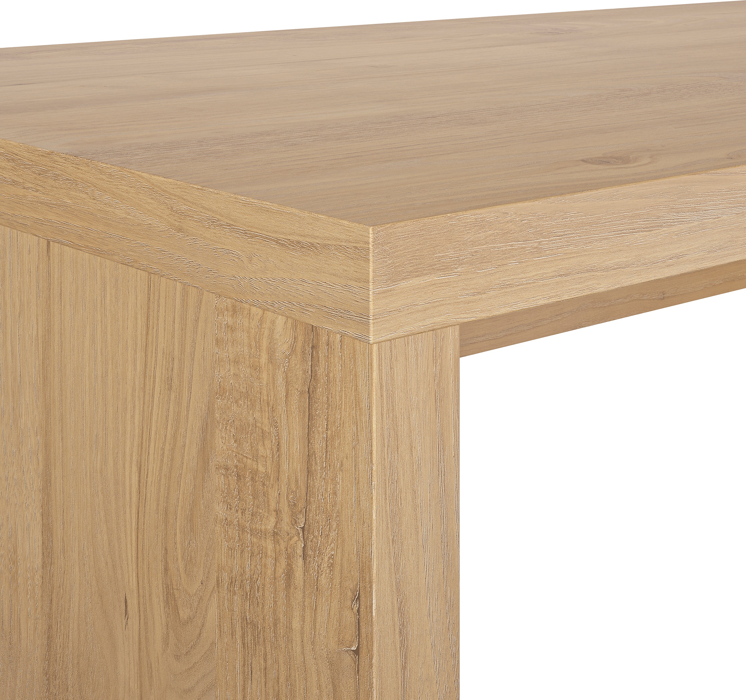 Schreibtisch GAMI "Elio", braun (kastanie natur, kastanie natur, kastanie natur), B:136cm H:75cm T:60cm, Tische, Schreibtisch, Kollektion in edles Design 2