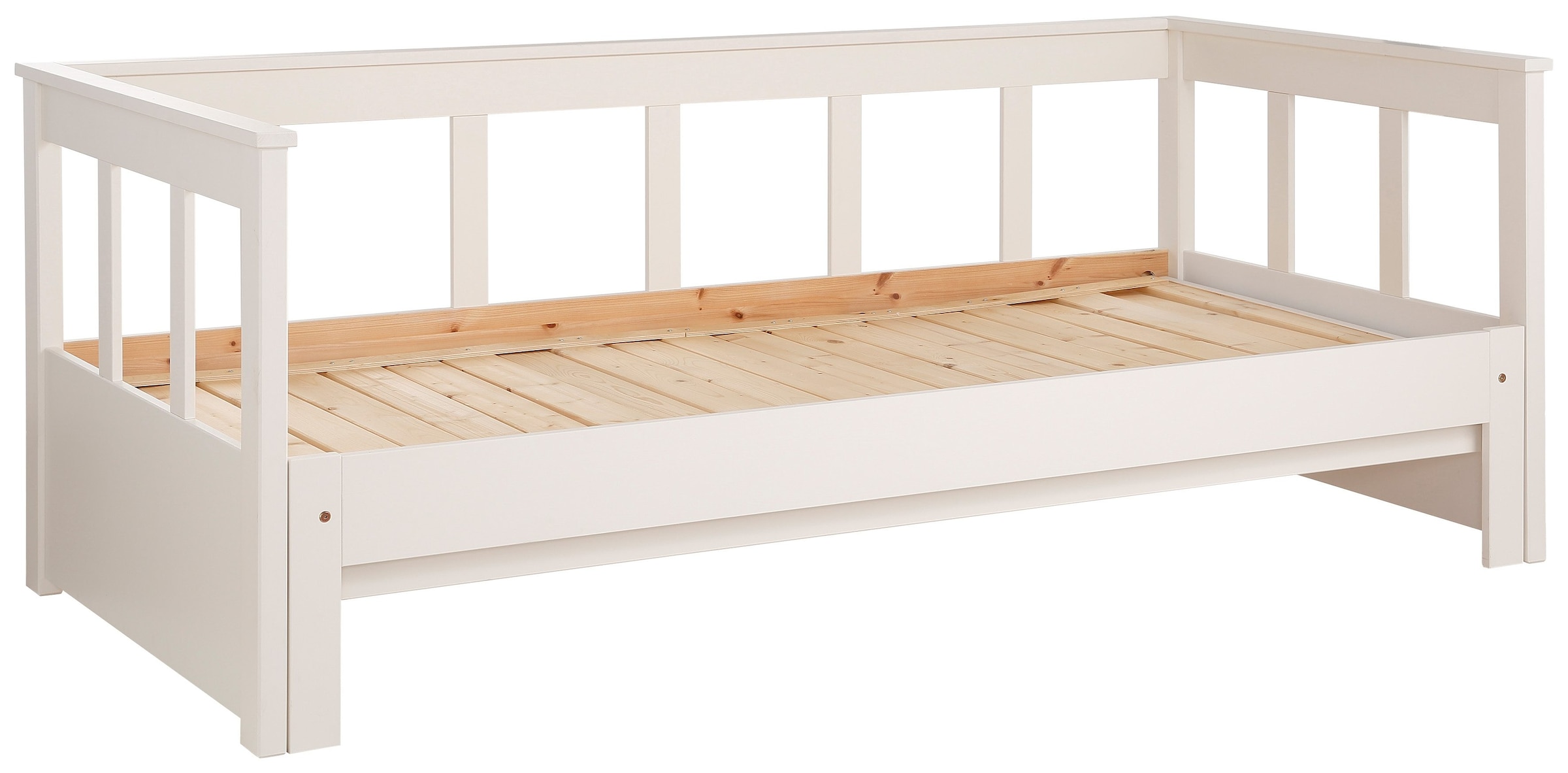 Home affaire Daybett »"AIRA" Kinderbett, Gästebett, Skandi- Design, Schublade optional«, (FSC® zertifiziertes Massivholz), mit ausziehbarer Liegefläche, ideal fürs Jugend- oder Gästezimmer