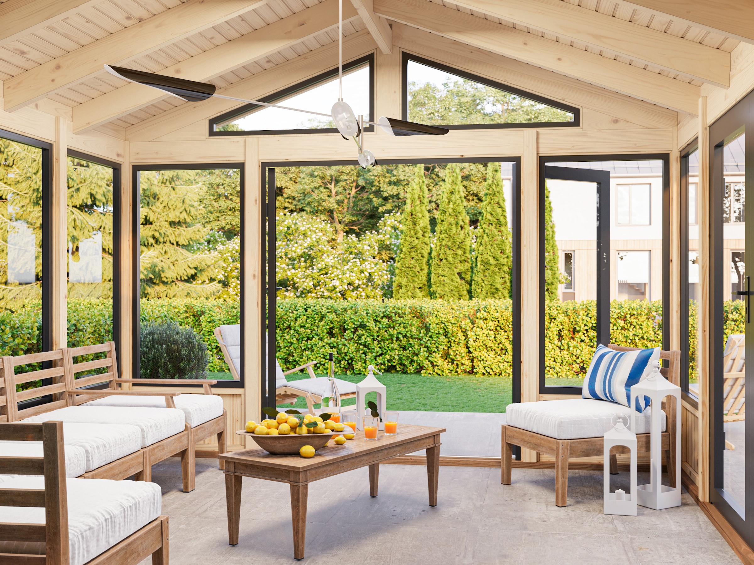 Palmako Holzpavillon »Isabella« BxTxH: 465x465x315 cm