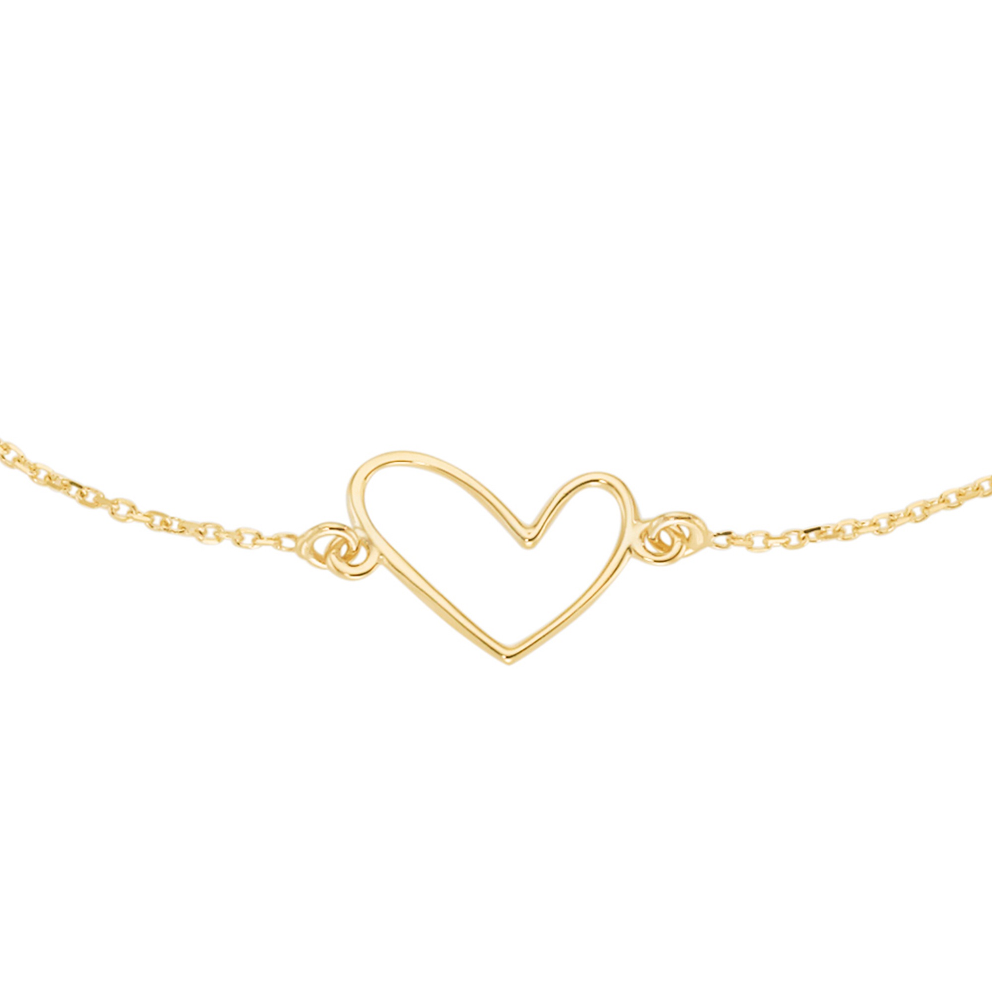 Luigi Merano Armband »Herz Mittelteil, Gold 585«