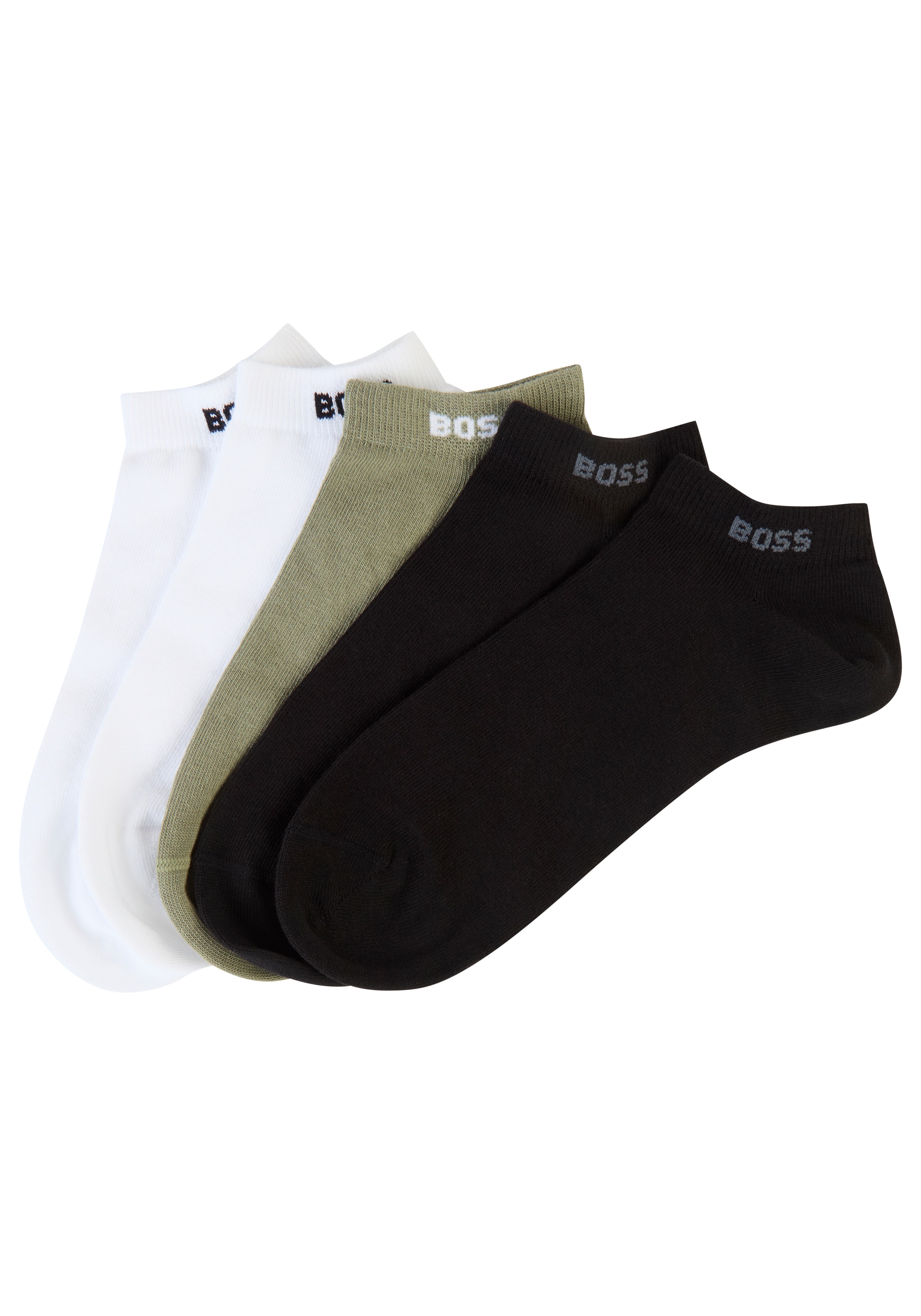 BOSS Sneakersocken "5P AS Uni CC" Packung, 5 Stk. tlg. mit BOSS Label günstig online kaufen